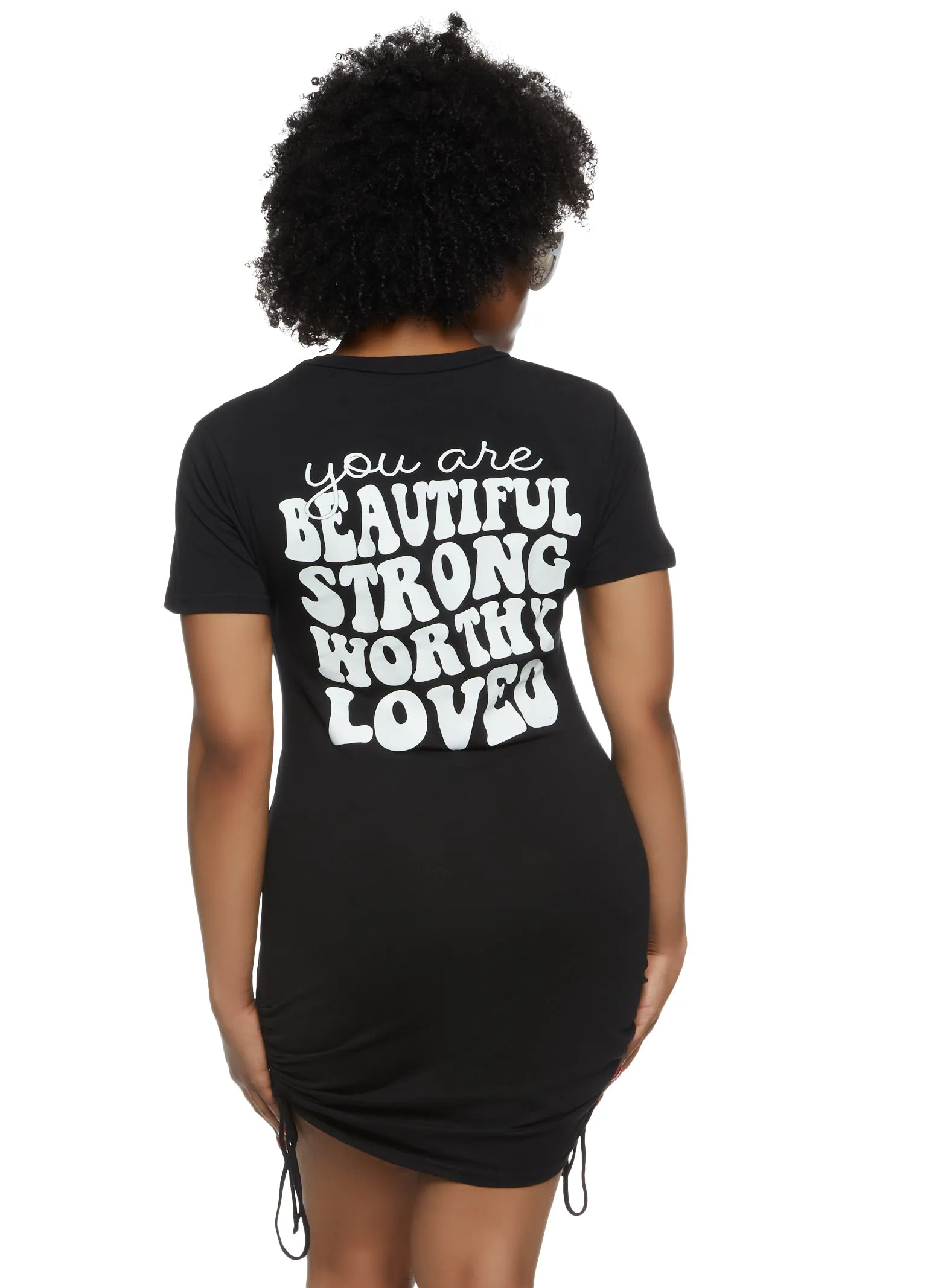 Plus Size Beautiful Graphic T Shirt Dress sold by Rainbow product image thumbnail 3