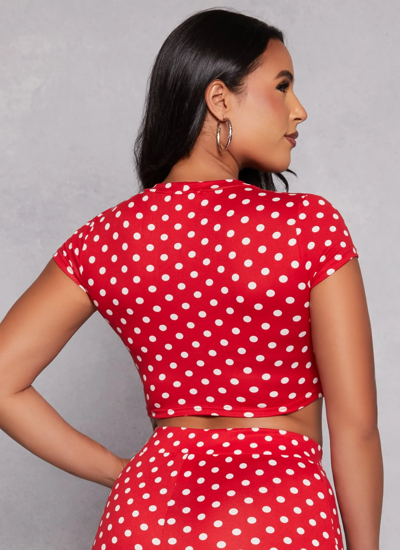 Polka Dot Cropped Tee sold by Rainbow product image thumbnail 3