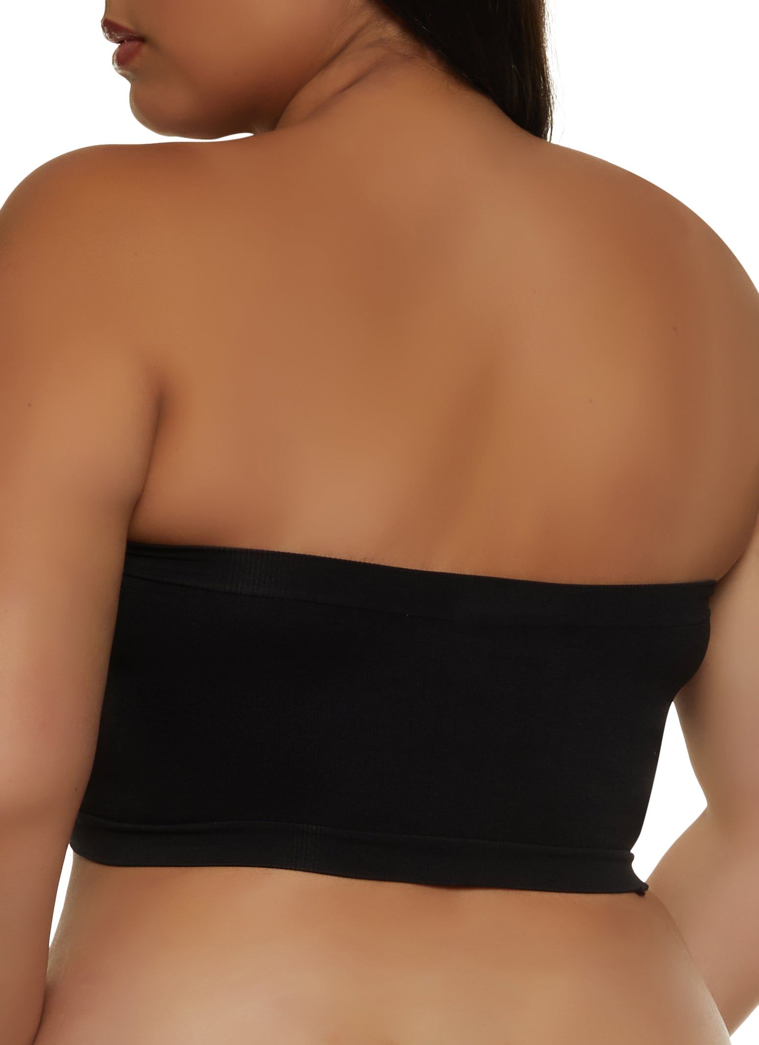 Plus Size Solid Seamless Bandeau Bra sold by Rainbow product image thumbnail 2