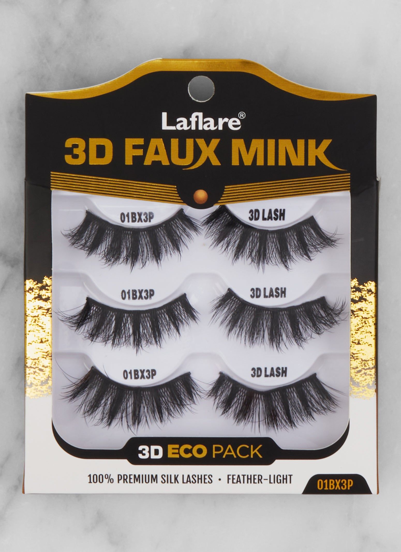 3D Faux Mink Lashes Eco Pack sold by Rainbow