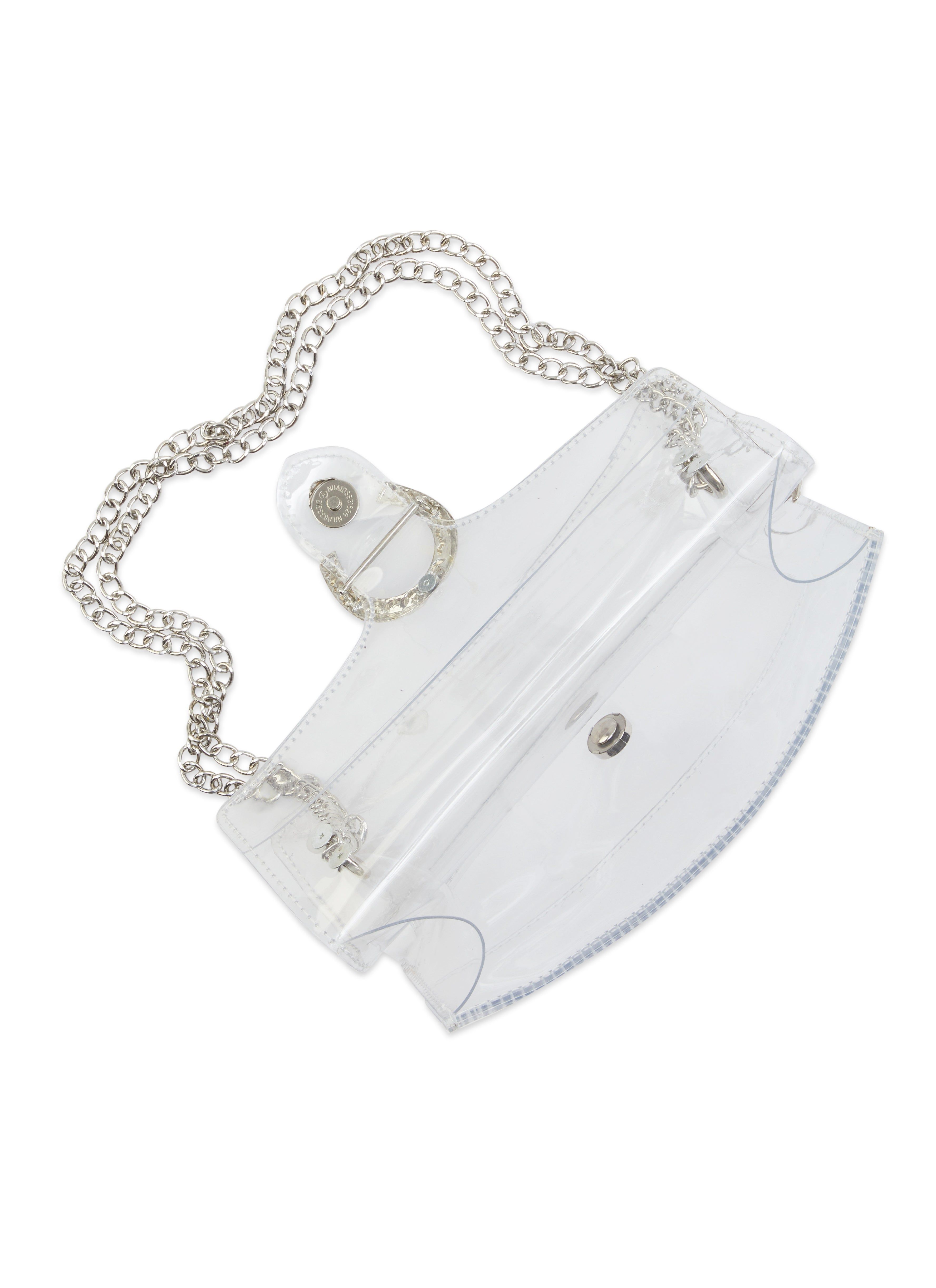 Clear Buckle Detail Crossbody Bag sold by Rainbow product image thumbnail 5