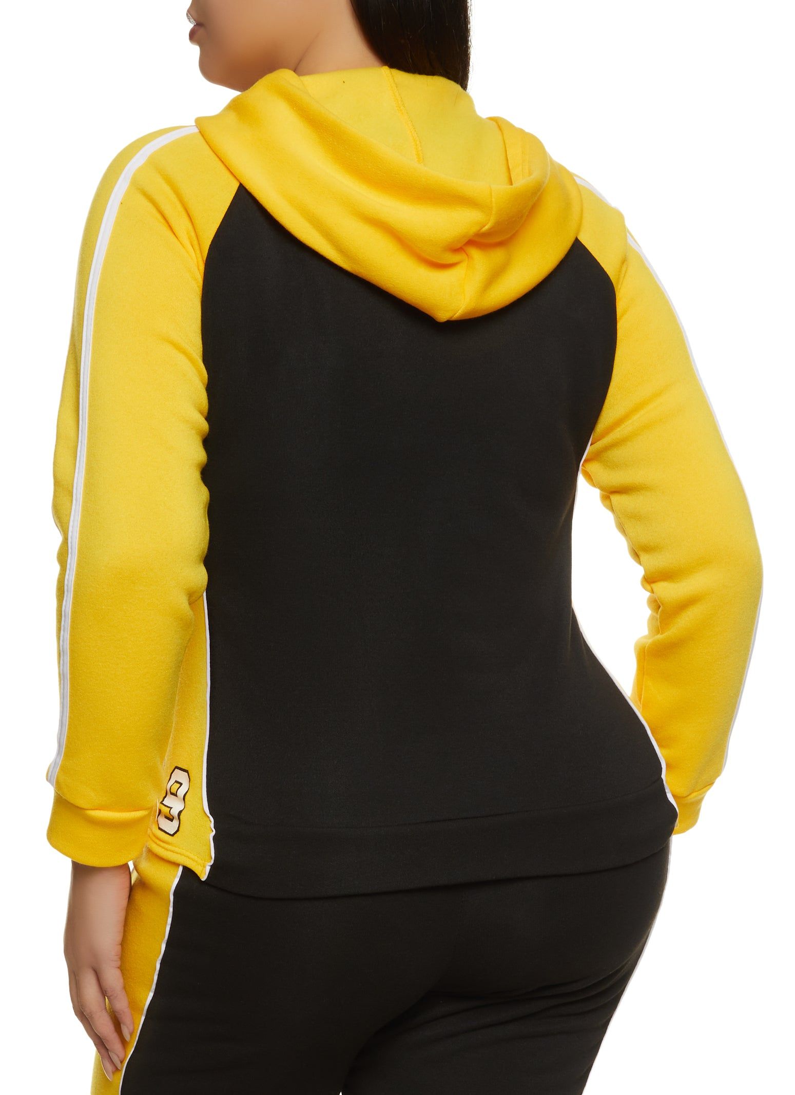 Plus Size BKNY 89 Color Blocked Hoodie sold by Rainbow product image thumbnail 3