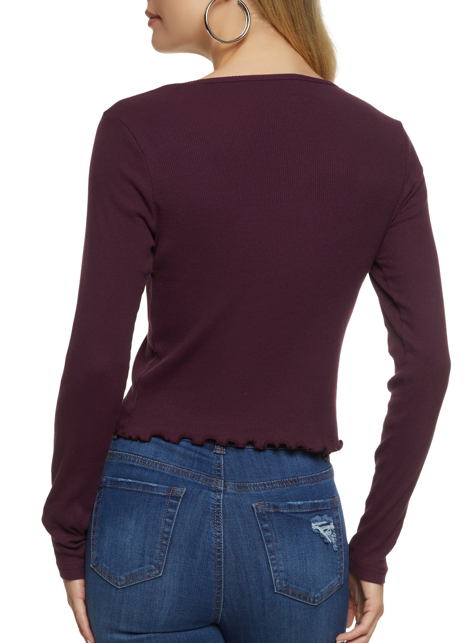 Lettuce Edge Henley Top sold by Rainbow product image thumbnail 2