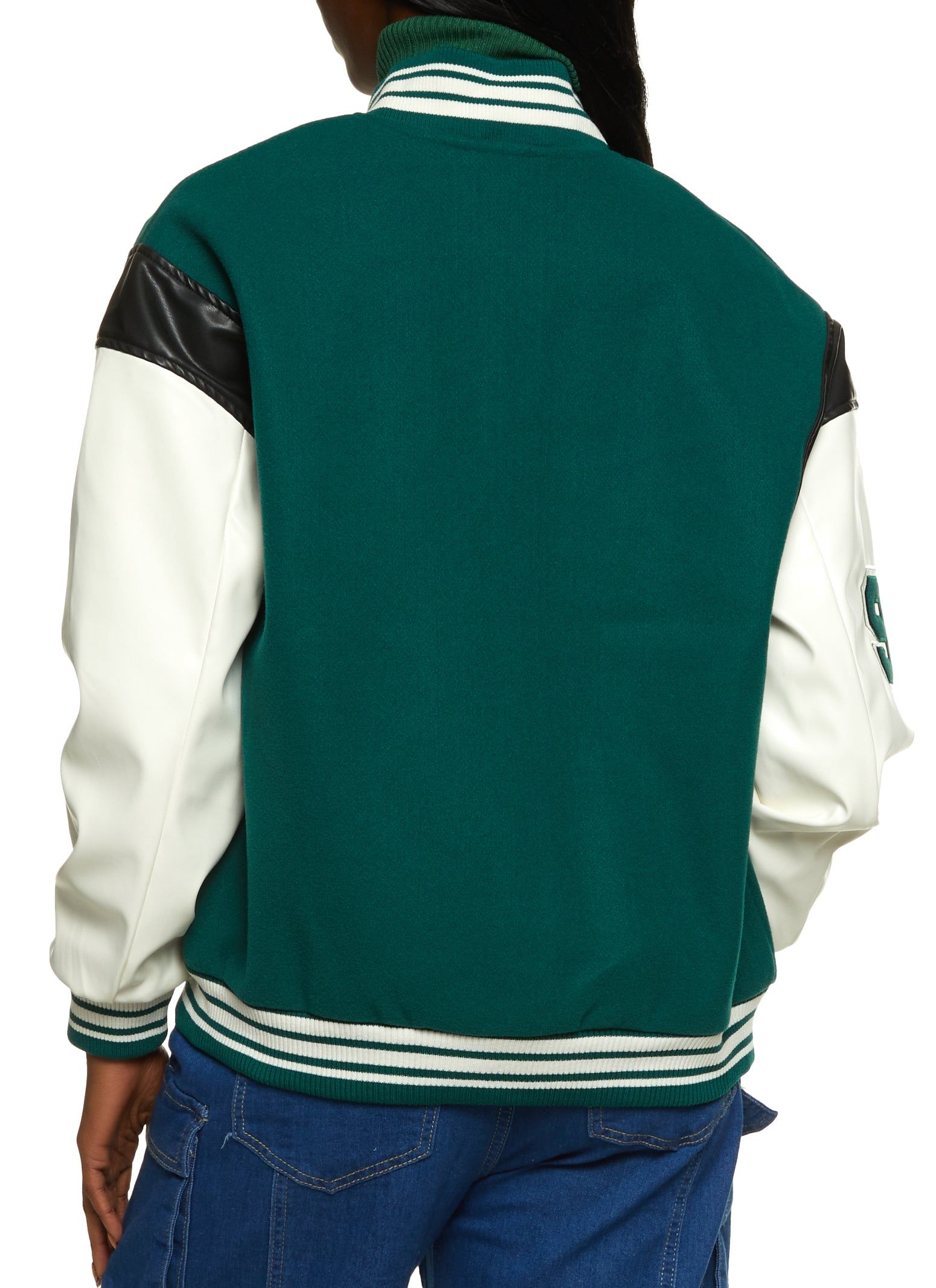 Only Members Chenille Patch Varsity Jacket sold by Rainbow product image thumbnail 3