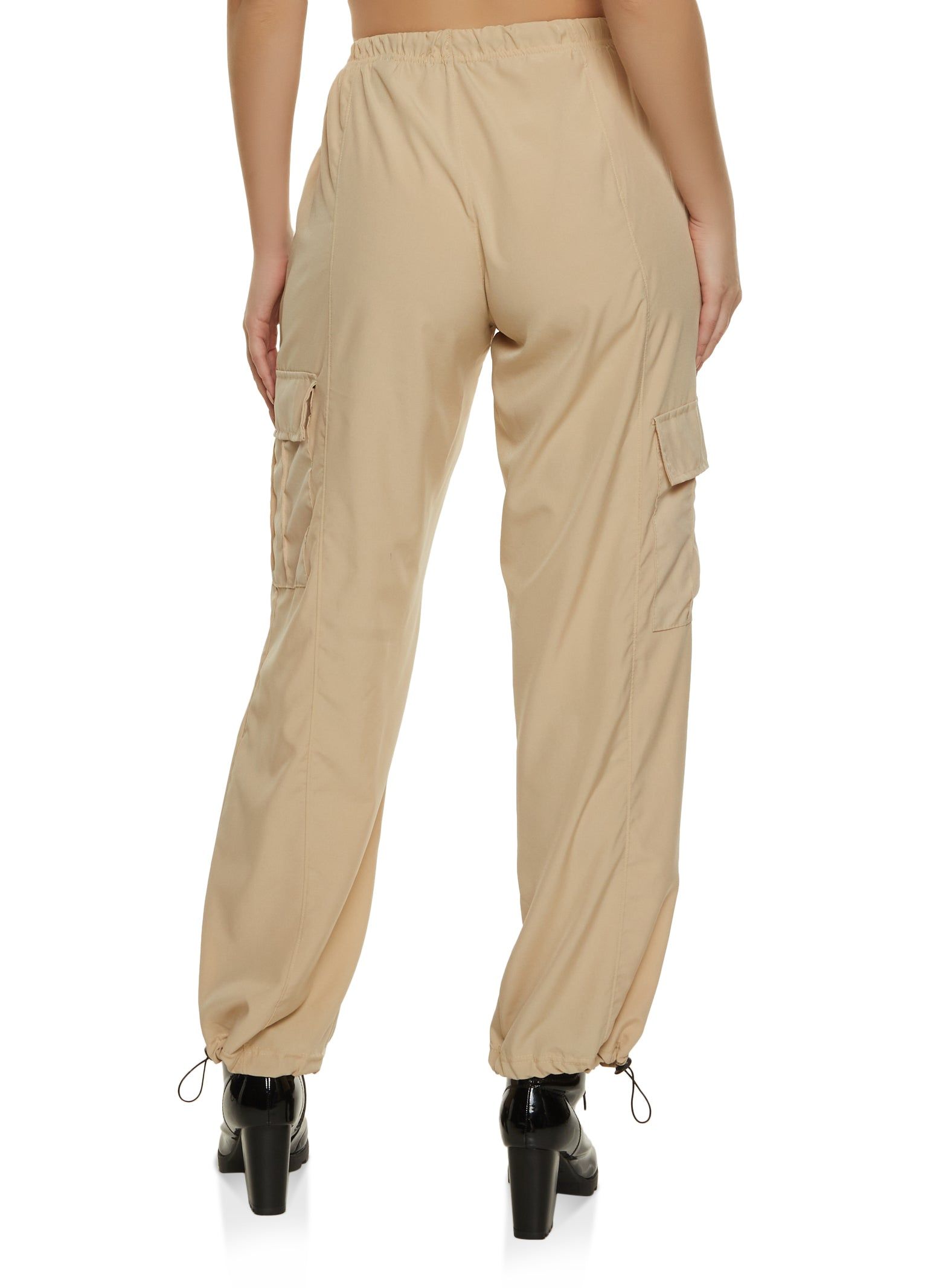 Drawstring Hem Parachute Cargo Pants sold by Rainbow product image thumbnail 3