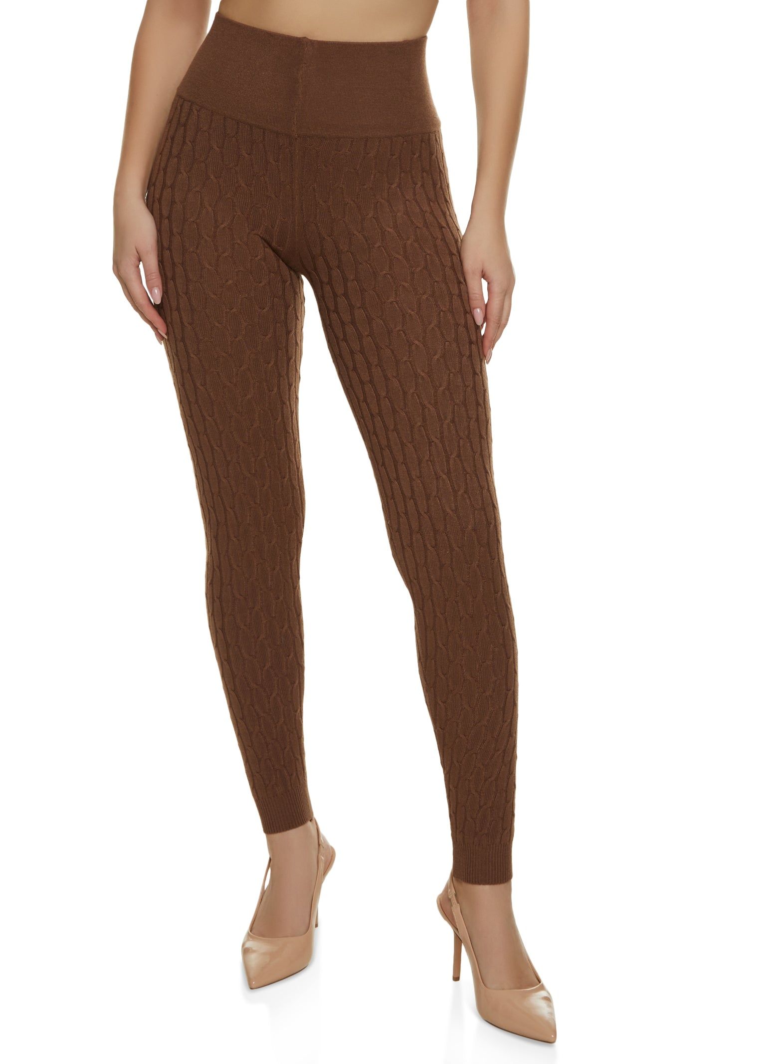 Cable Knit Leggings sold by Rainbow