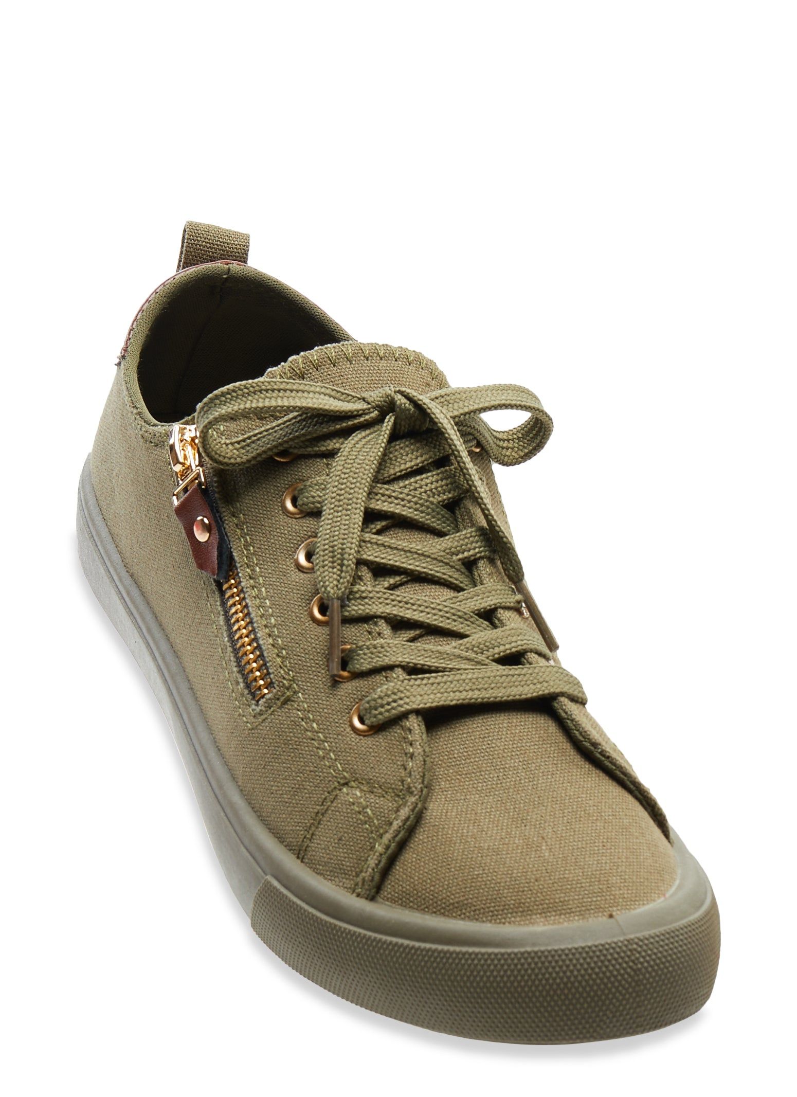 Zipper Pocket Low Top Sneakers sold by Rainbow