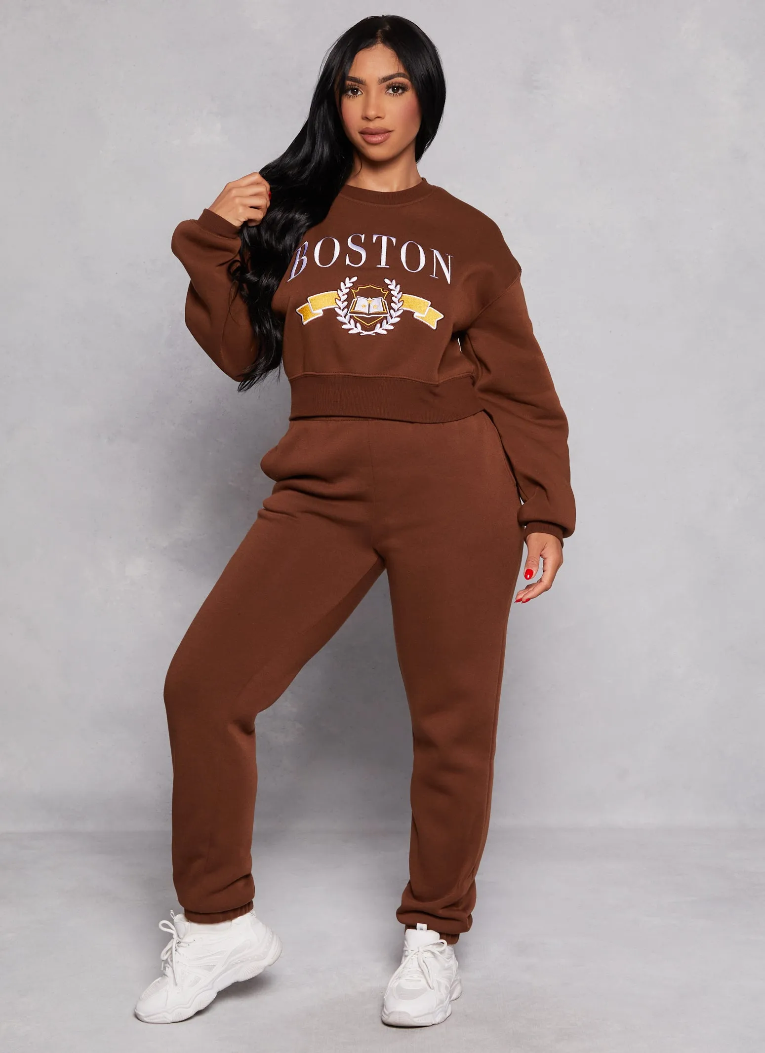 City Graphic Embroidered Pullover Sweatshirt sold by Rainbow product image thumbnail 2