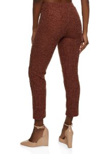 Drawstring Ribbed Straight Leg Pants sold by Rainbow