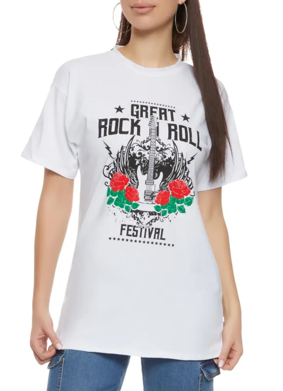 Great Rock and Roll Festival Graphic Tee sold by Rainbow
