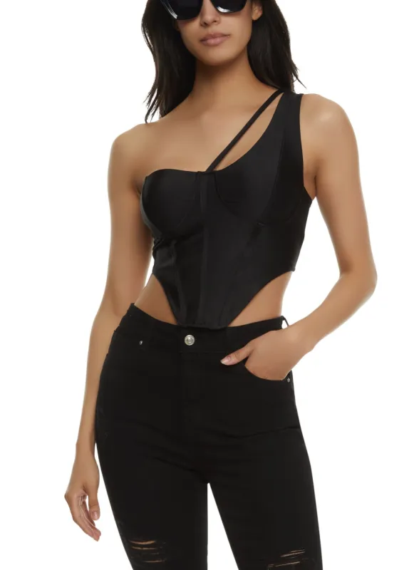 One Shoulder Corset Top sold by Rainbow
