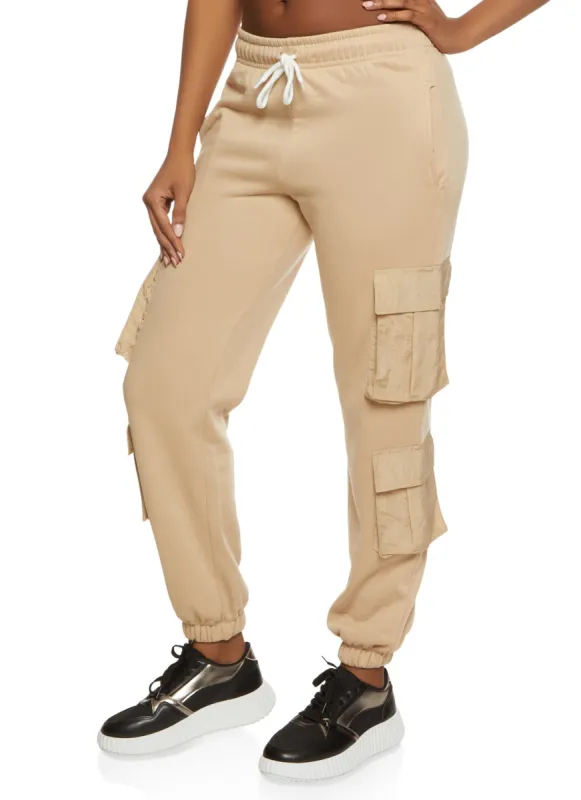 Multi Cargo Pocket Sweatpants sold by Rainbow