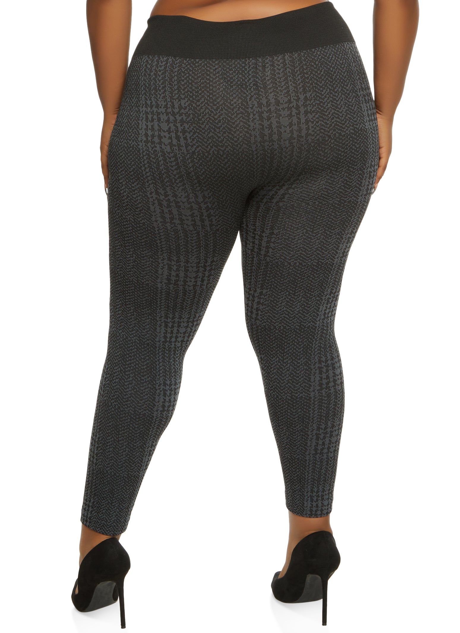 Plus Size Seamless Printed High Waist Leggings sold by Rainbow product image thumbnail 2