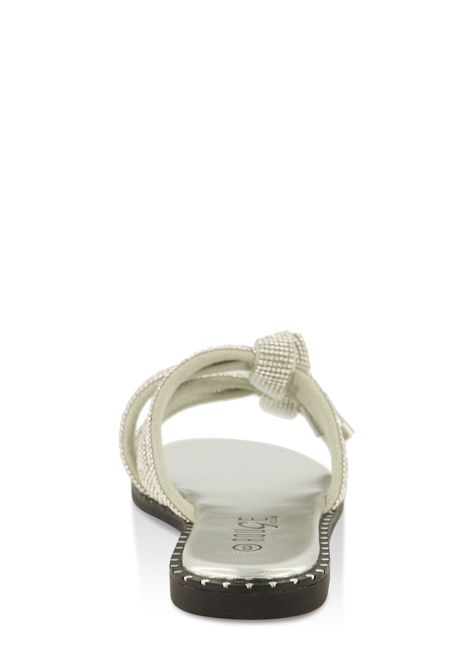 Rhinestone Knot Band Slide Sandals sold by Rainbow product image thumbnail 3