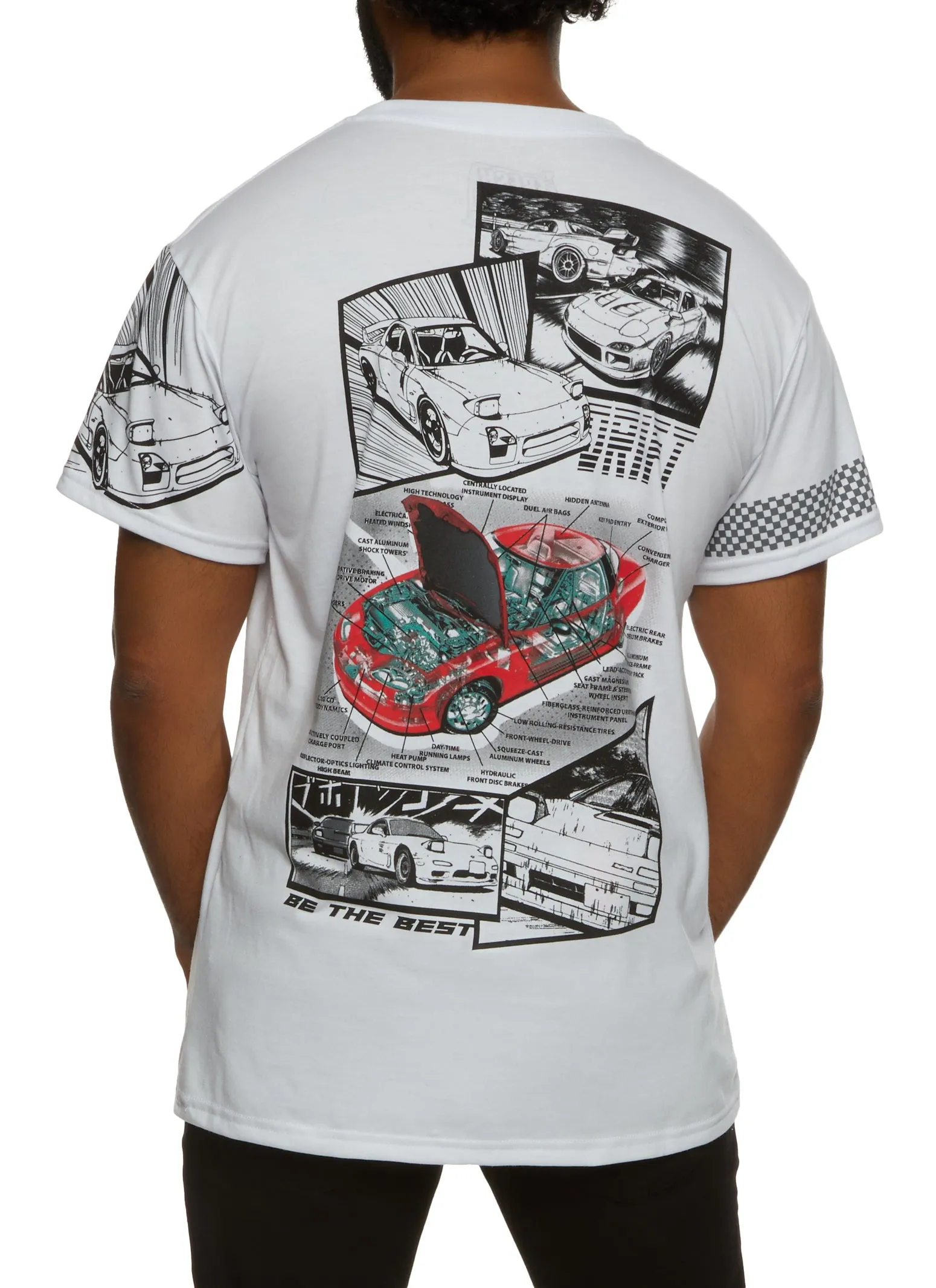 Mens Drift Car Graphic T Shirt sold by Rainbow