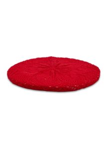 Heart Pointelle Knit Beret sold by Rainbow