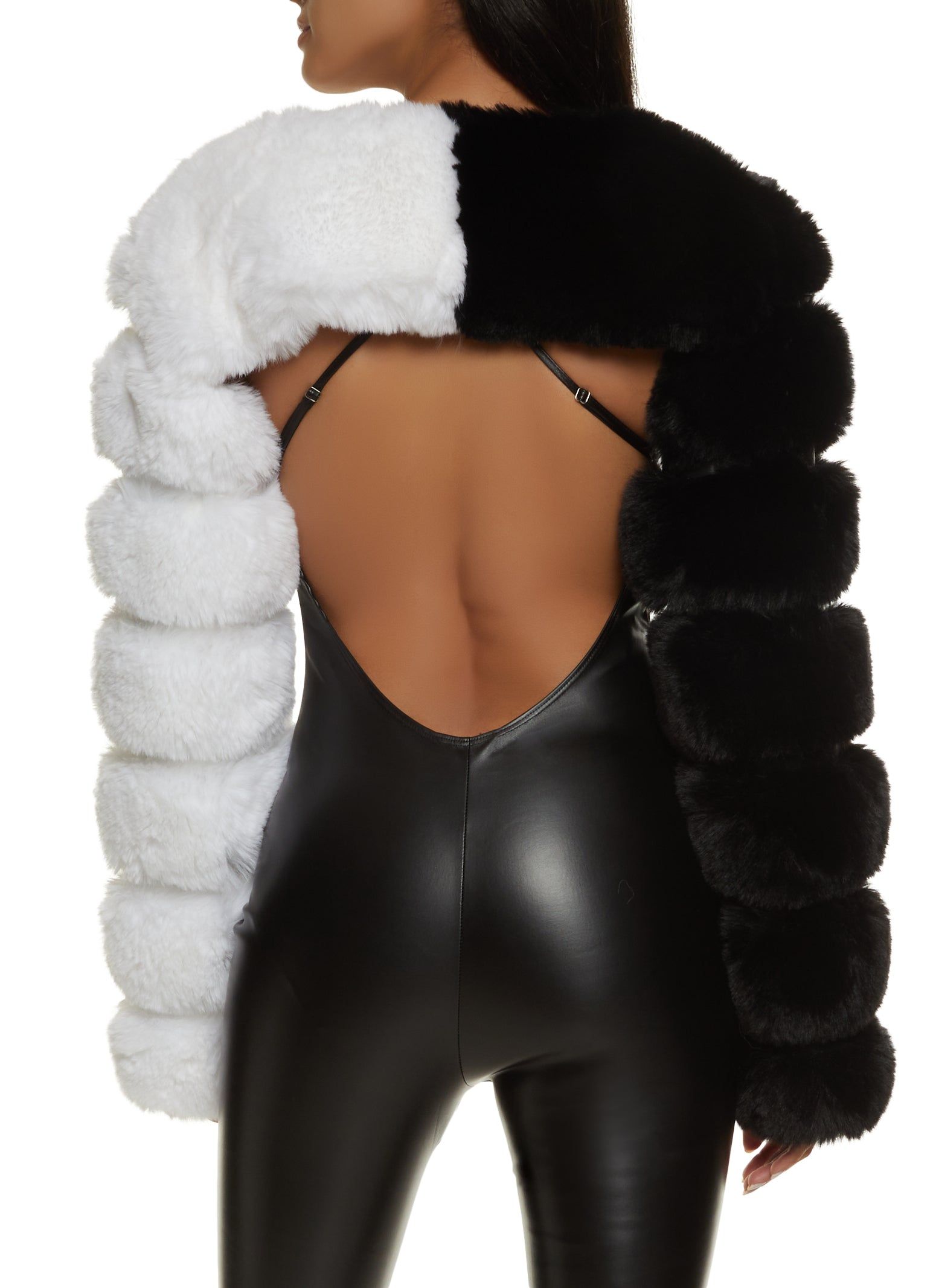 Faux Fur Bolero Jacket sold by Rainbow product image thumbnail 3