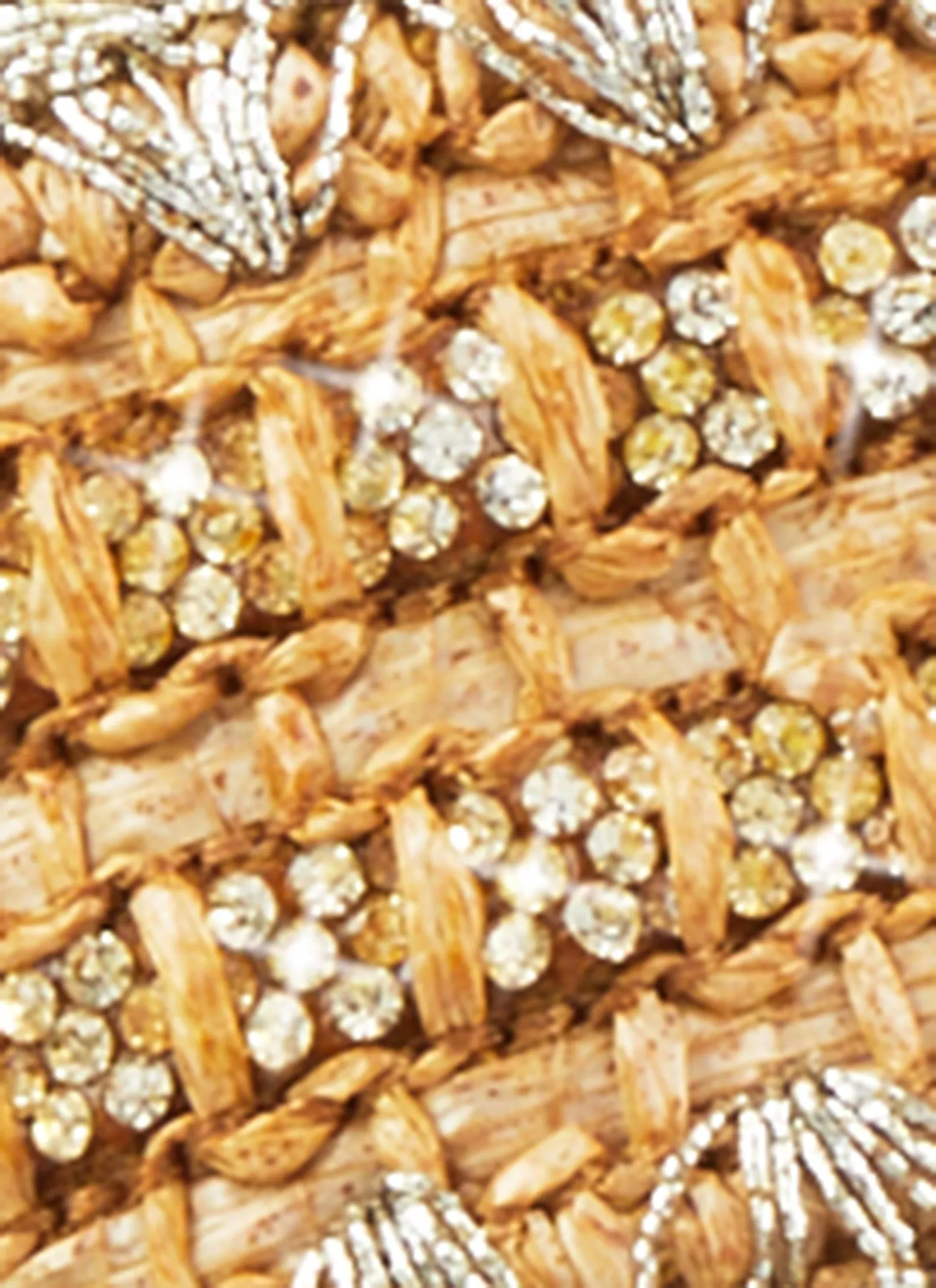 Woven Rhinestone Band Slide Sandals sold by Rainbow product image thumbnail 4