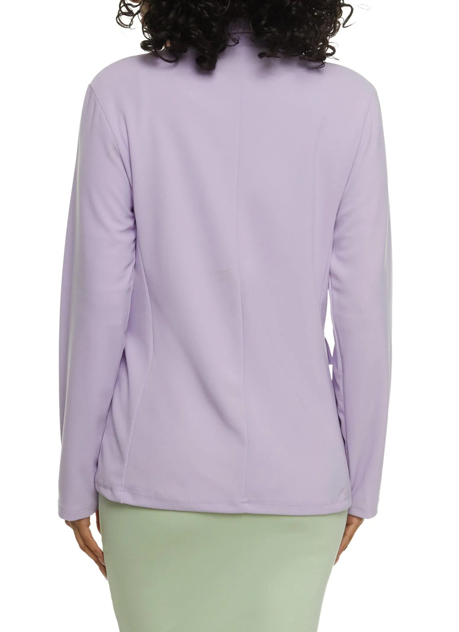 Notch Collar Buttoned Blazer sold by Rainbow product image thumbnail 2