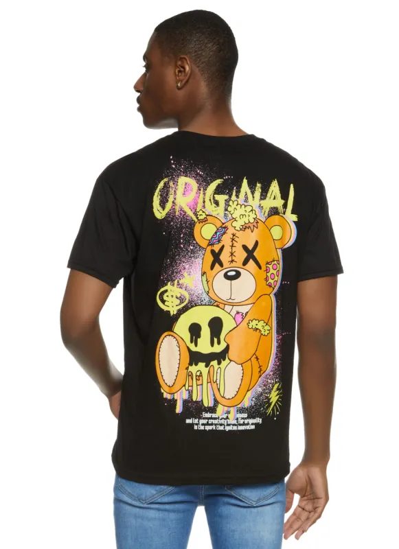 Mens Original Bear Graphic Tee sold by Rainbow