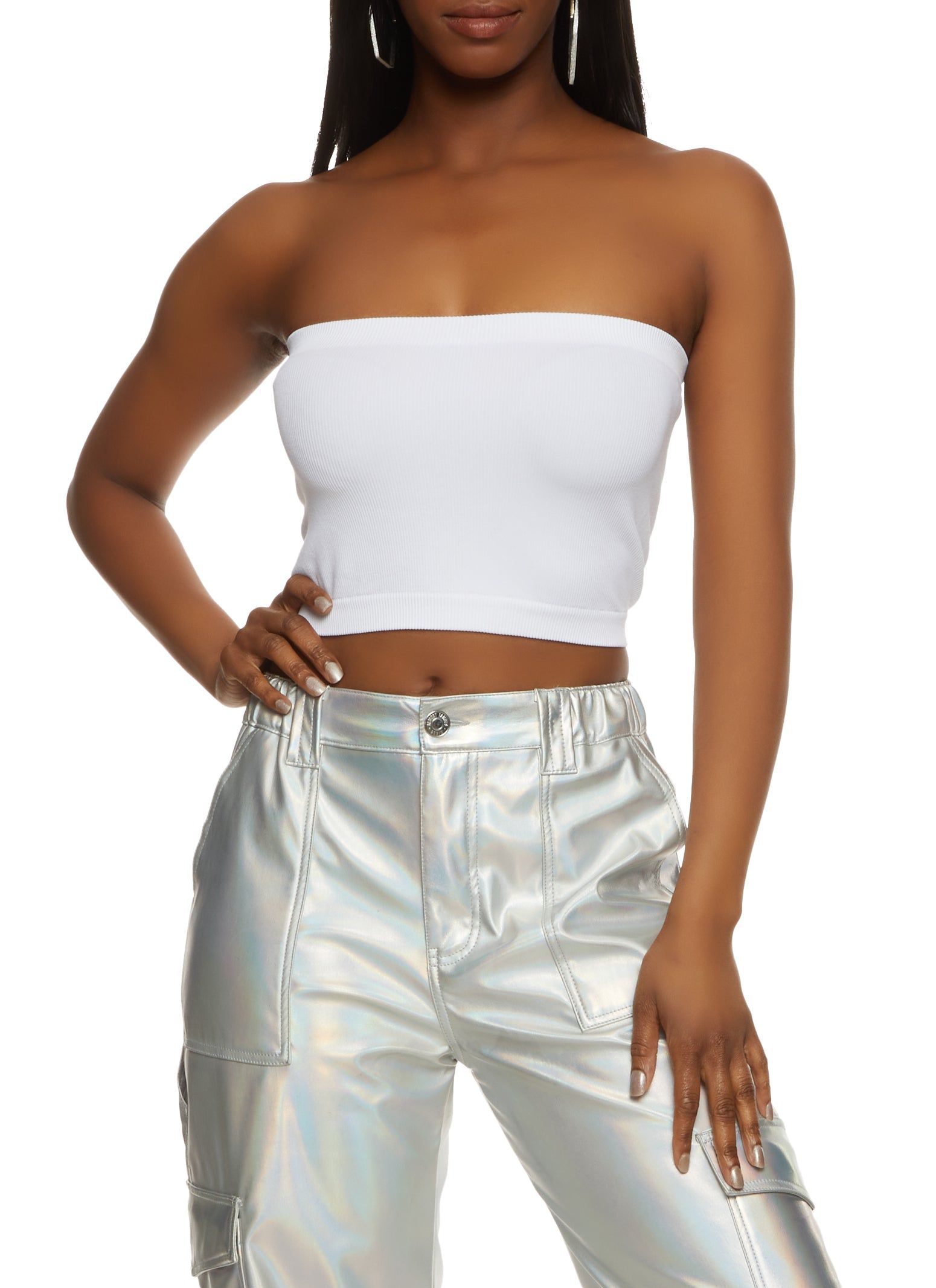 Seamless Basic Bandeau Top sold by Rainbow