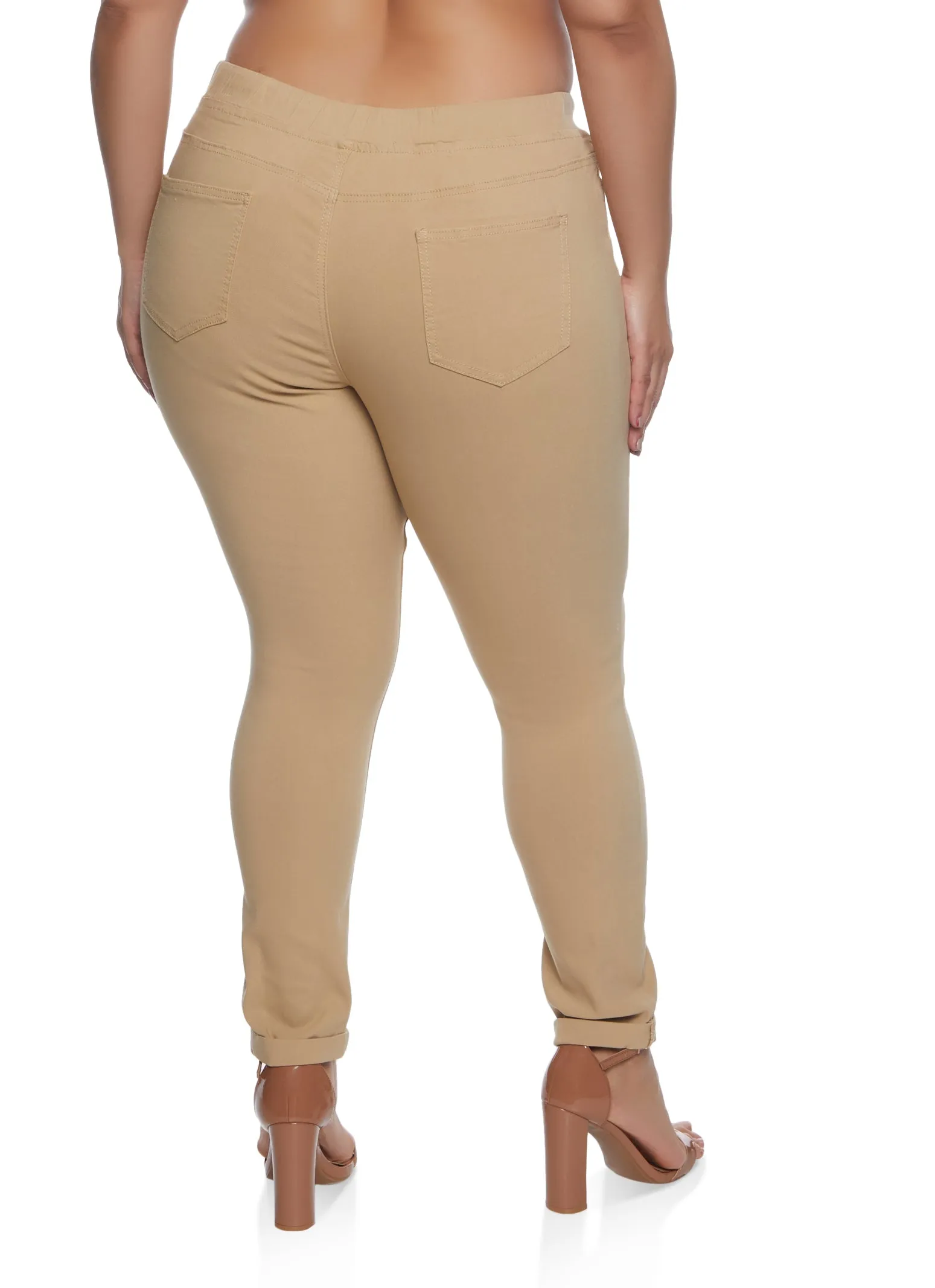 Plus Size Drawstring Waist Twill Pants sold by Rainbow product image thumbnail 2