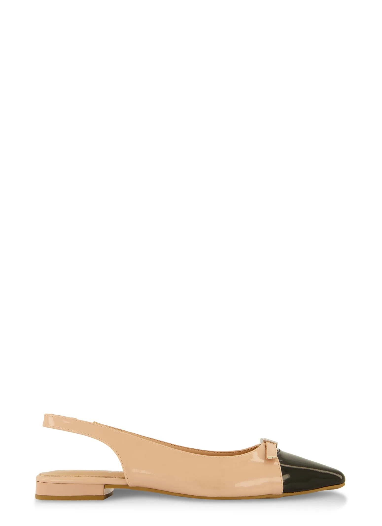 Buckle Detail Slingback Pointed Toe Flats sold by Rainbow product image thumbnail 2