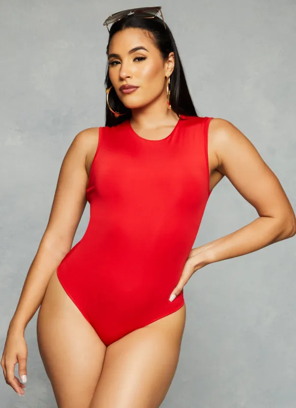 Daisy Sleeveless Crew Neck Bodysuit sold by Rainbow