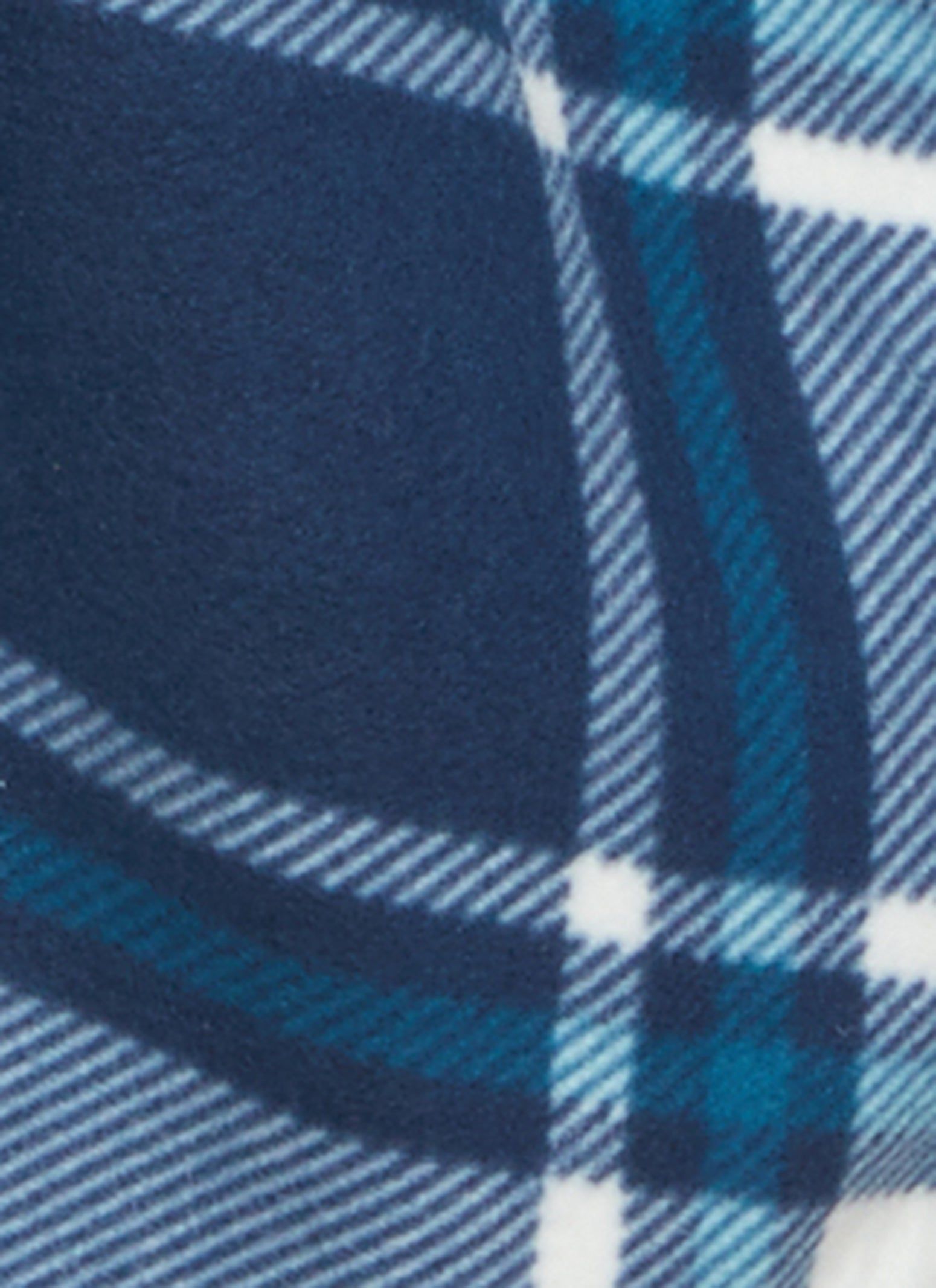 Plus Size Plaid Brushed Knit Sherpa Lined Longline Shacket sold by Rainbow product image thumbnail 3