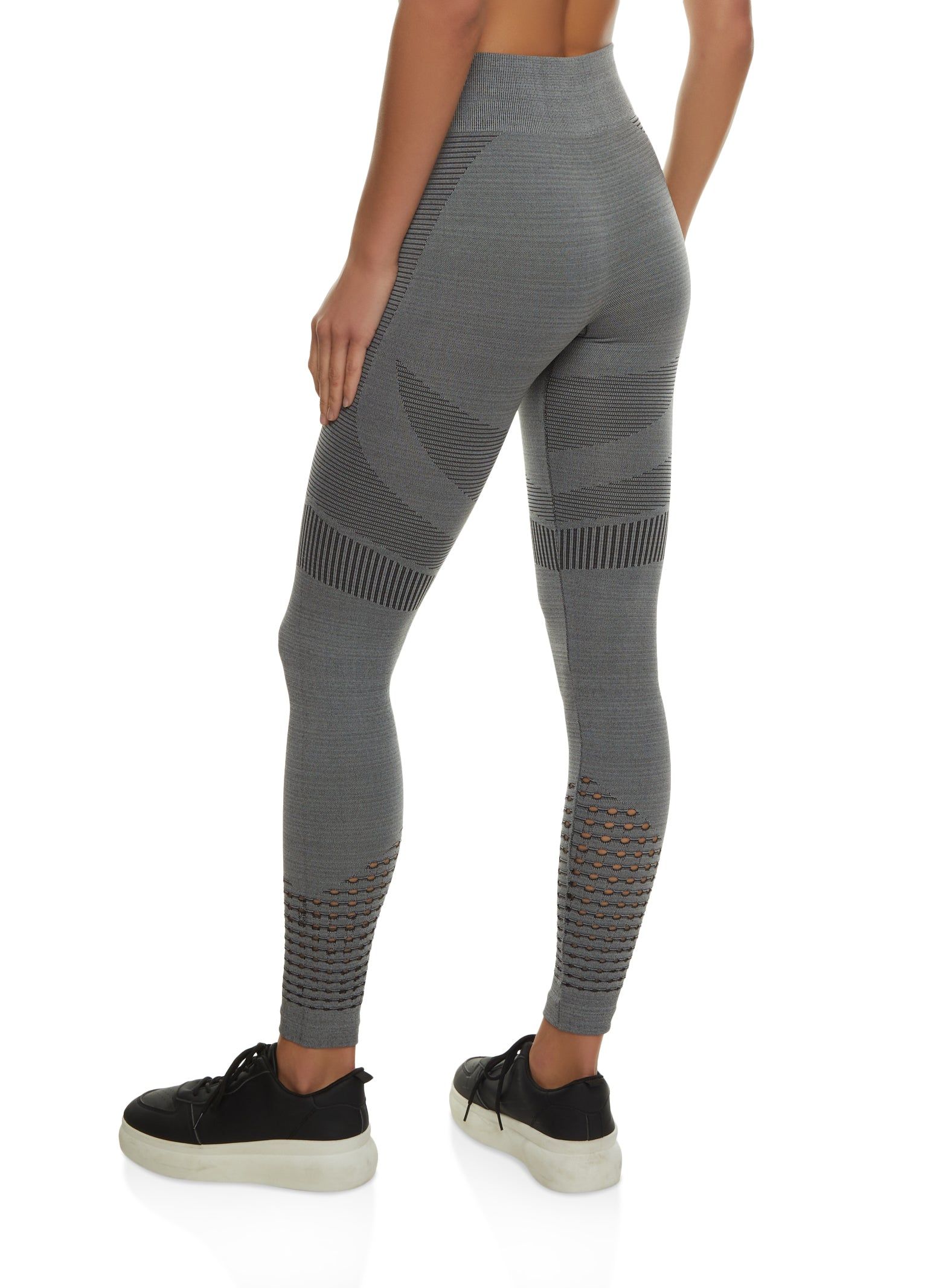 Laser Cut High Waist Leggings sold by Rainbow product image thumbnail 2