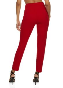 Crepe Knit Tie Waist Dress Pants sold by Rainbow