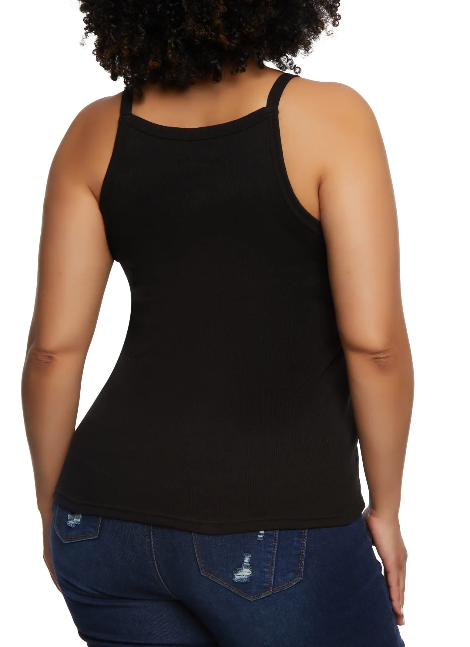 Plus Size Scoop Neck Tank Top sold by Rainbow product image thumbnail 3