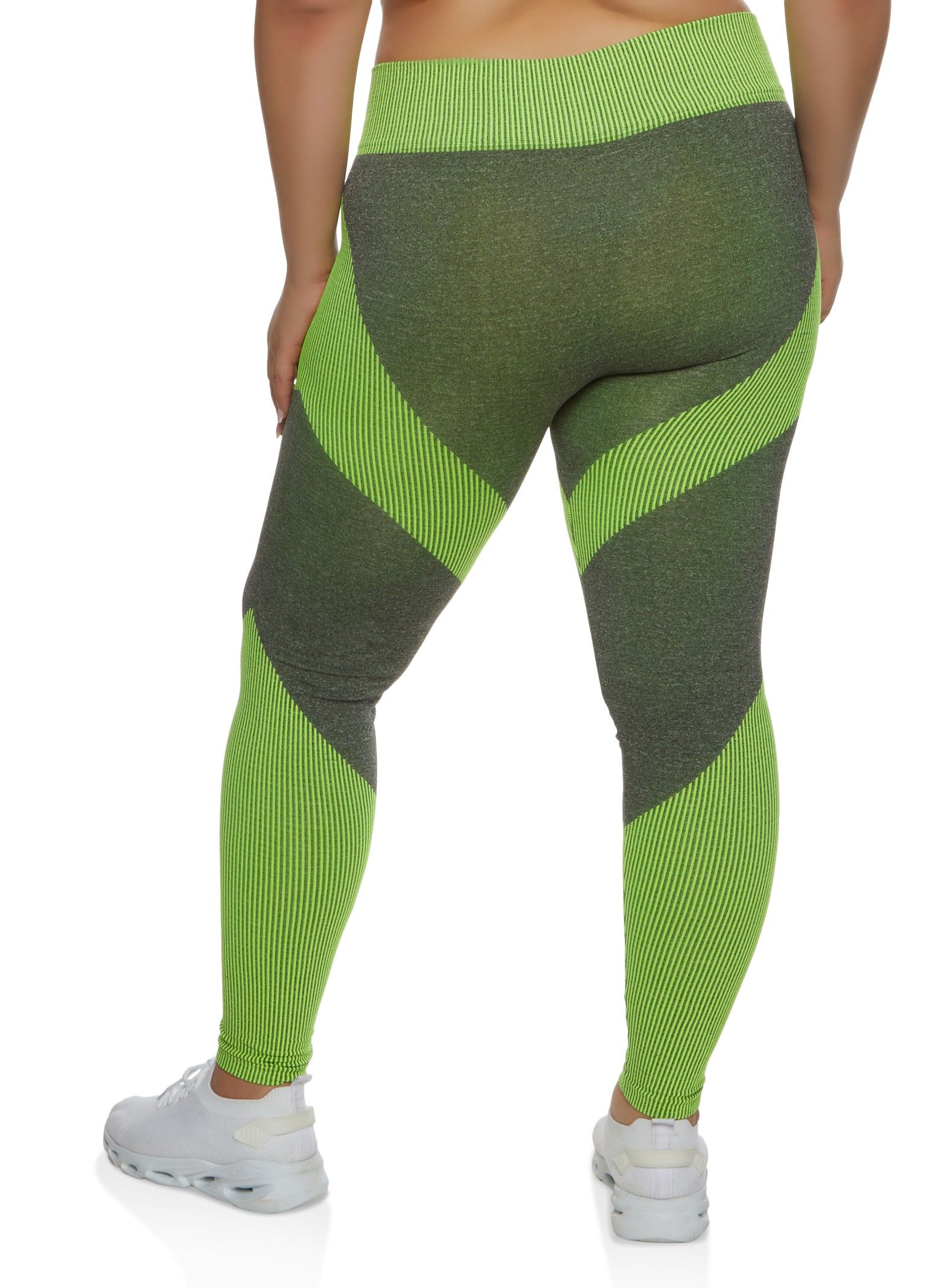 Plus Size Seamless Printed Active Leggings sold by Rainbow product image thumbnail 2