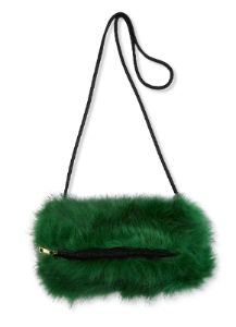Faux Fur Muff Crossbody Bag sold by Rainbow