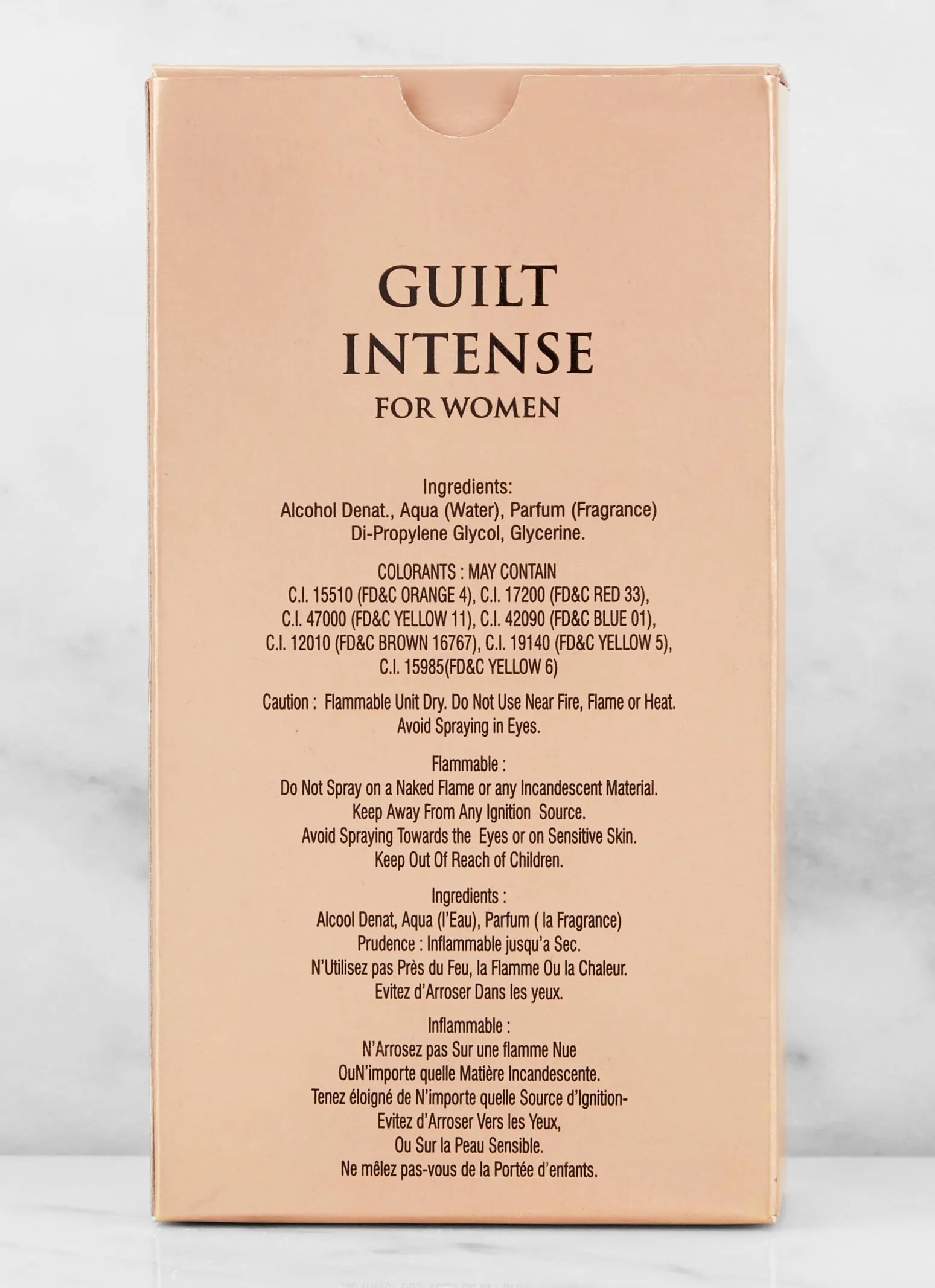 Guilt Intense Perfume sold by Rainbow product image thumbnail 3