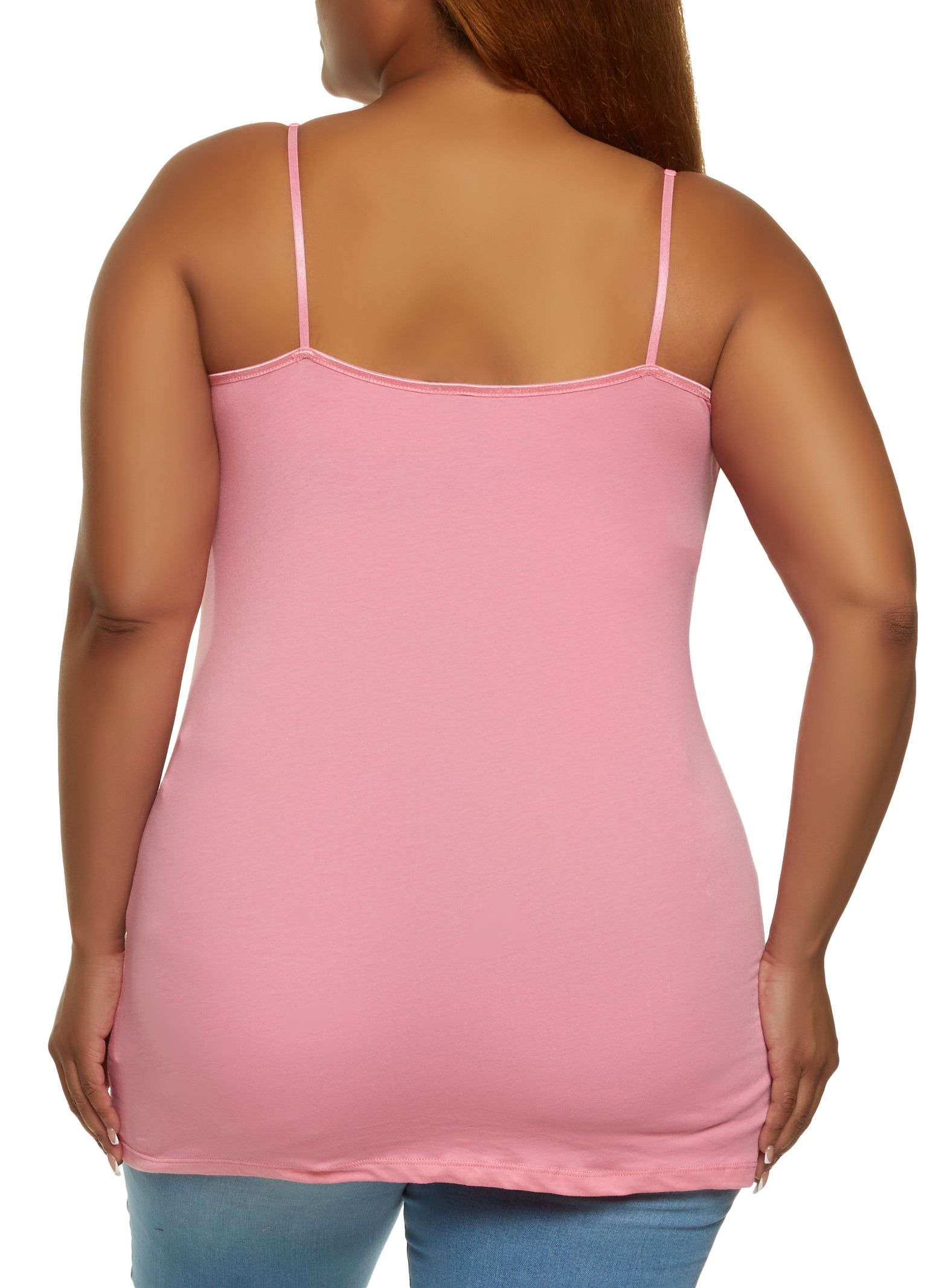 Plus Size Solid Scoop Neck Cami sold by Rainbow product image thumbnail 2