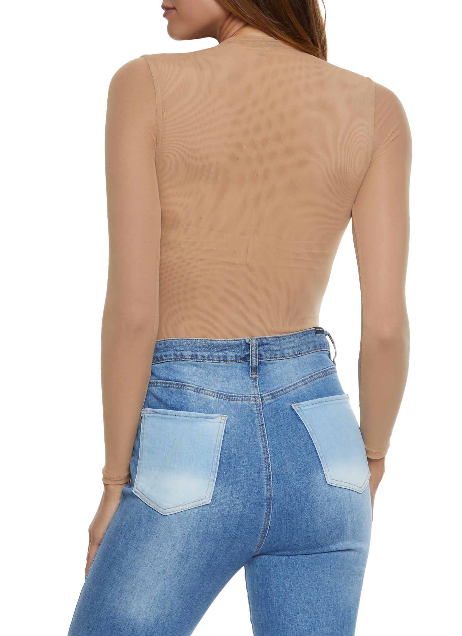 Solid Mesh Bodysuit sold by Rainbow product image thumbnail 3