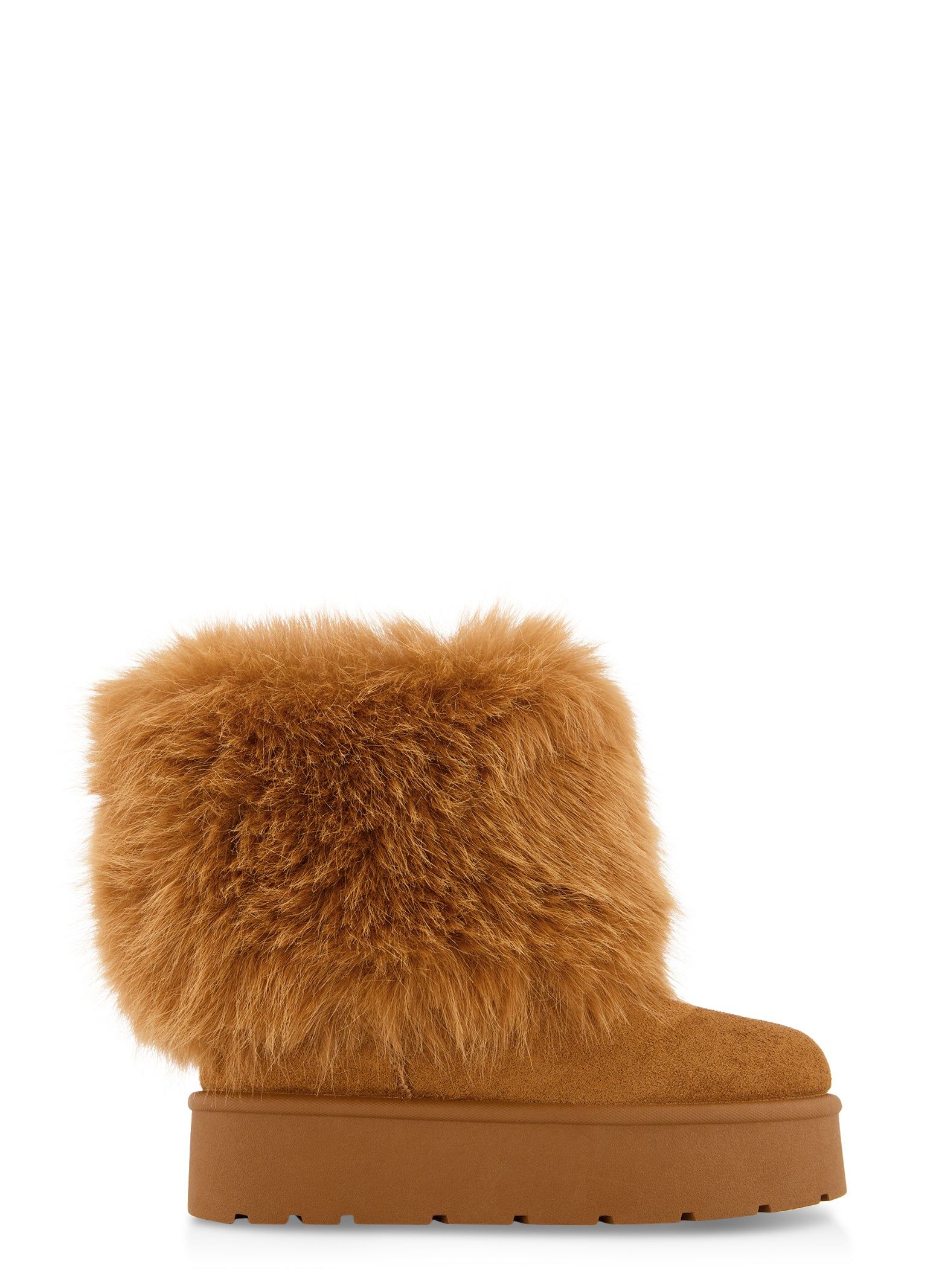 Faux Fur Platform Booties sold by Rainbow product image thumbnail 2