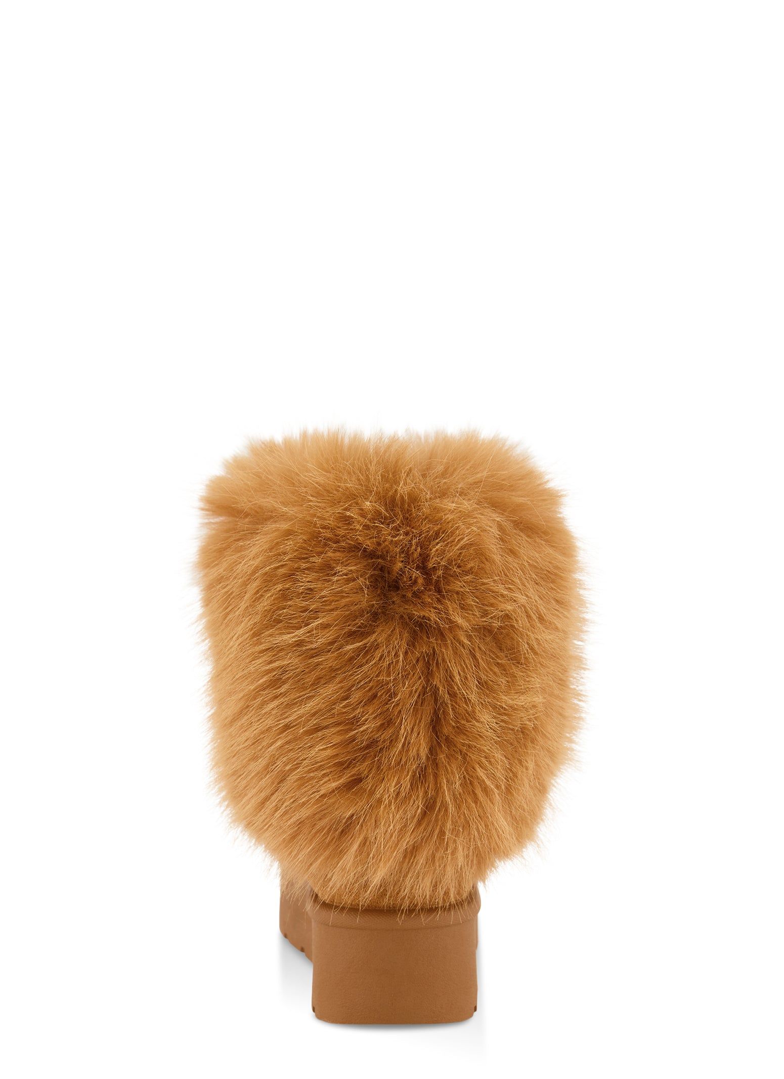 Faux Fur Platform Booties sold by Rainbow product image thumbnail 3