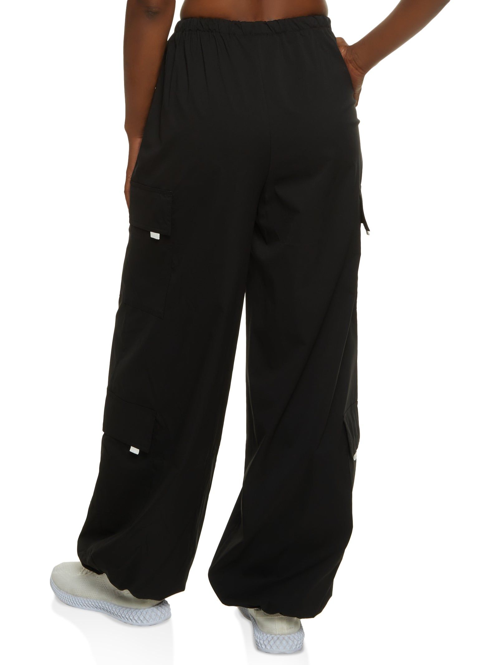 Toggle Drawstring Waist Parachute Pants sold by Rainbow product image thumbnail 3