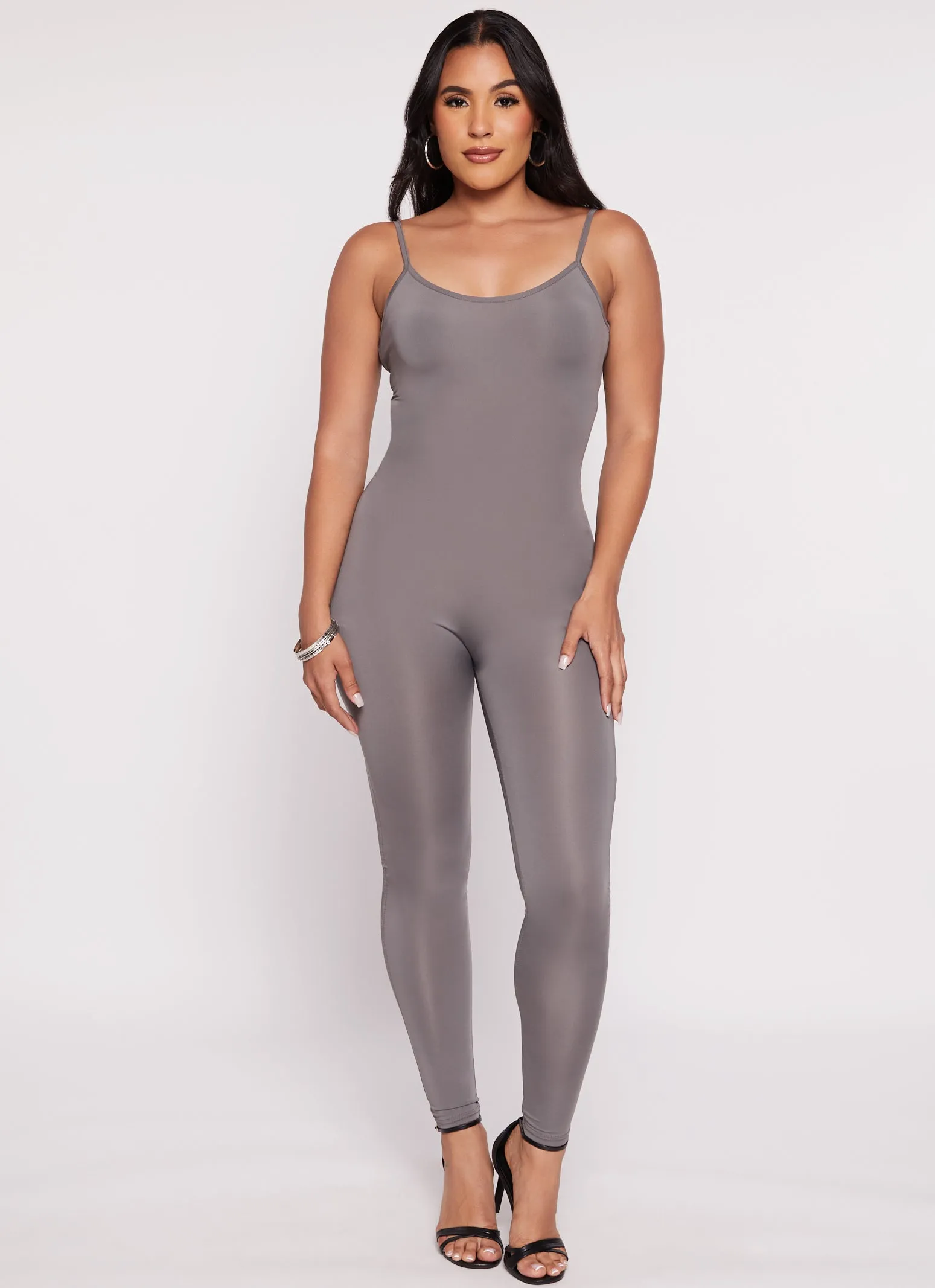 Solid Scoop Neck Cami Jumpsuit sold by Rainbow product image thumbnail 2