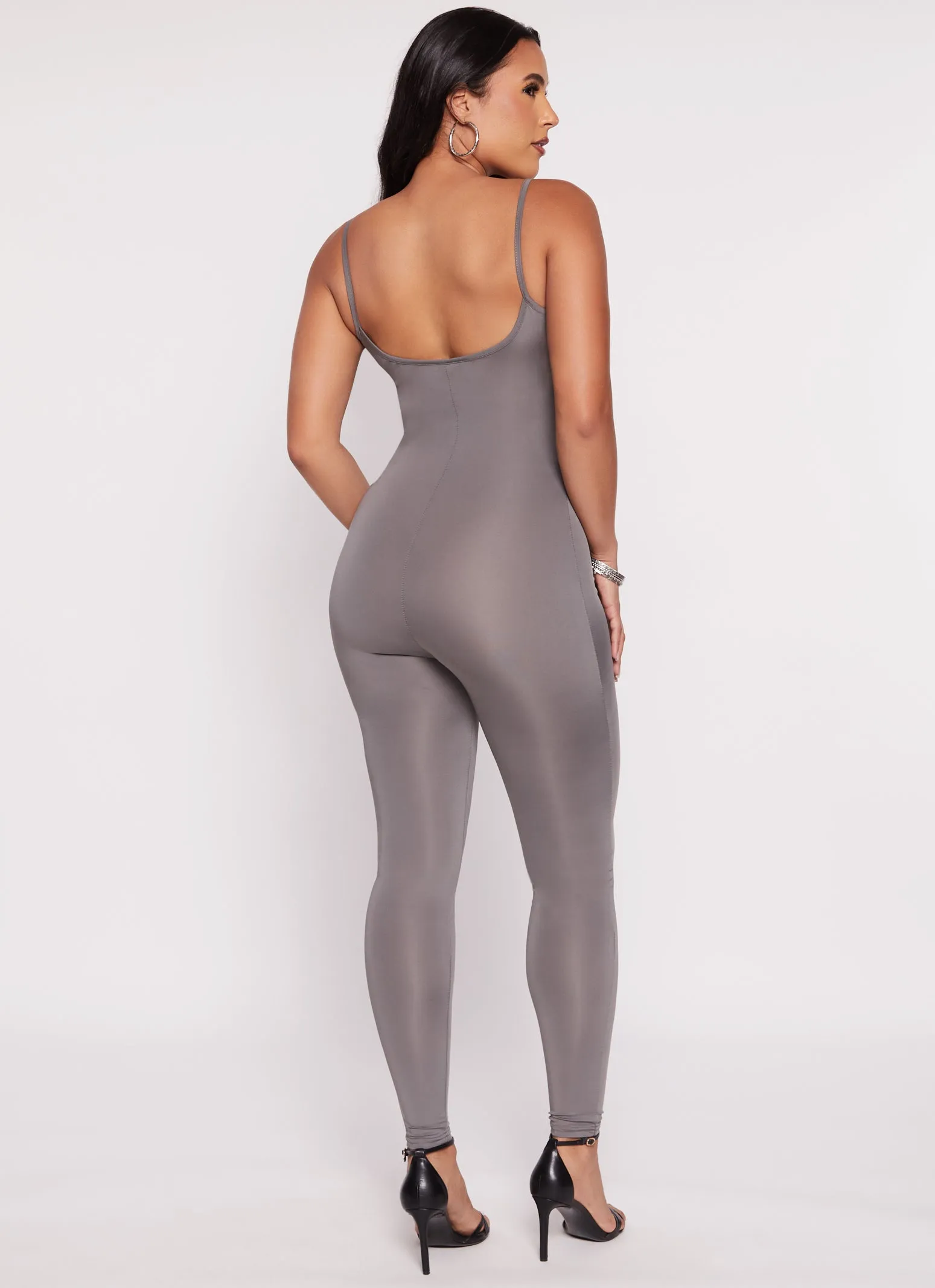 Solid Scoop Neck Cami Jumpsuit sold by Rainbow product image thumbnail 3