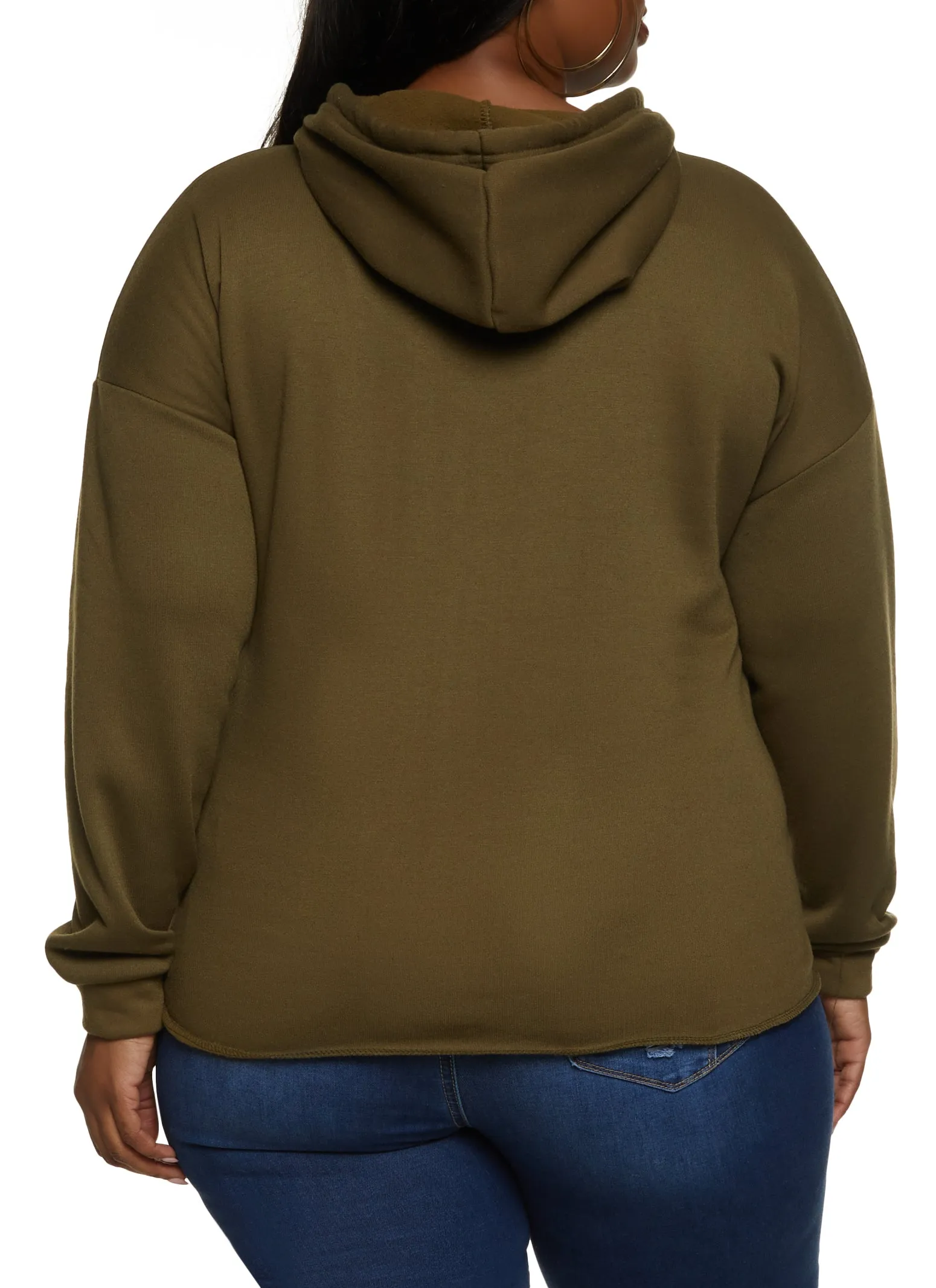 Plus Size Rhinestone Nutritional Facts Hoodie sold by Rainbow product image thumbnail 2