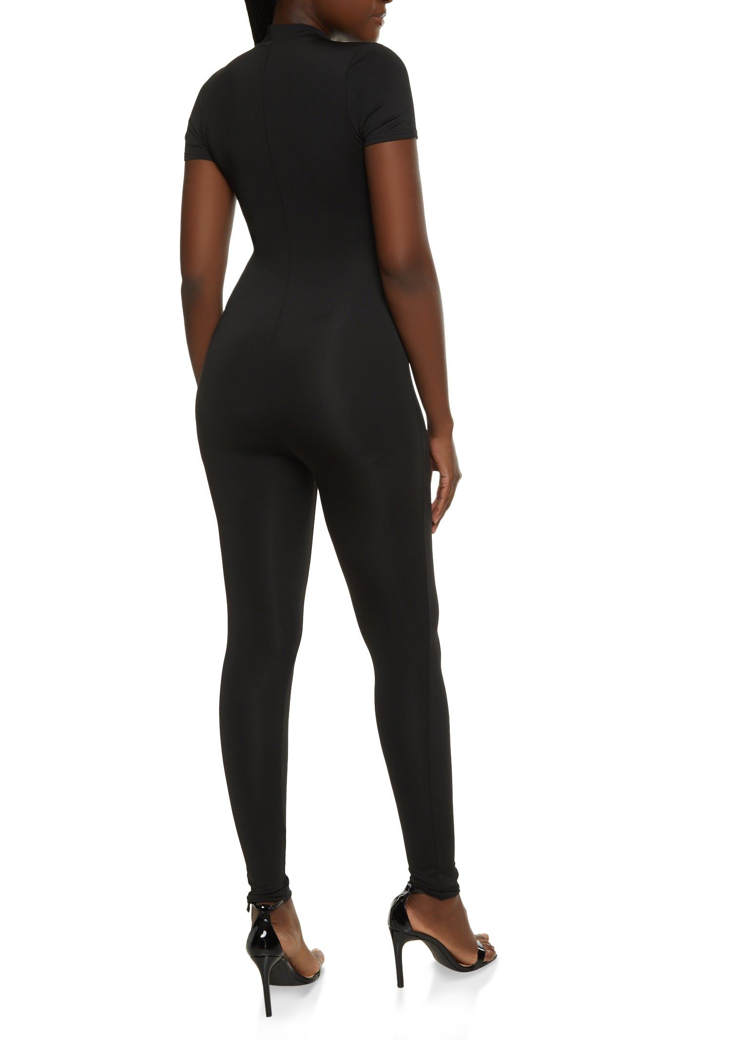 Mock Neck Zip Front Catsuit sold by Rainbow product image thumbnail 2