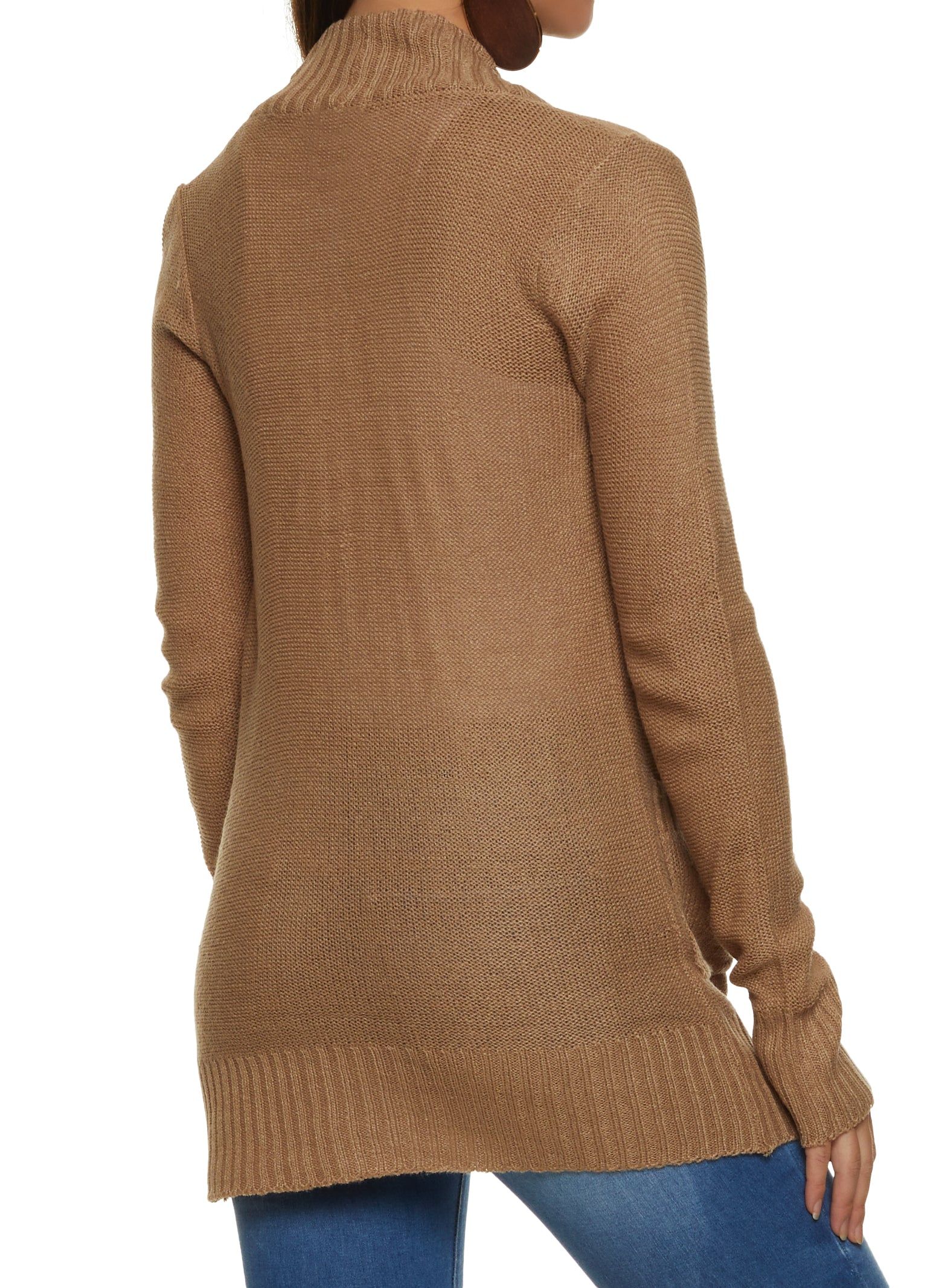 Solid Open Front Cardigan sold by Rainbow product image thumbnail 2