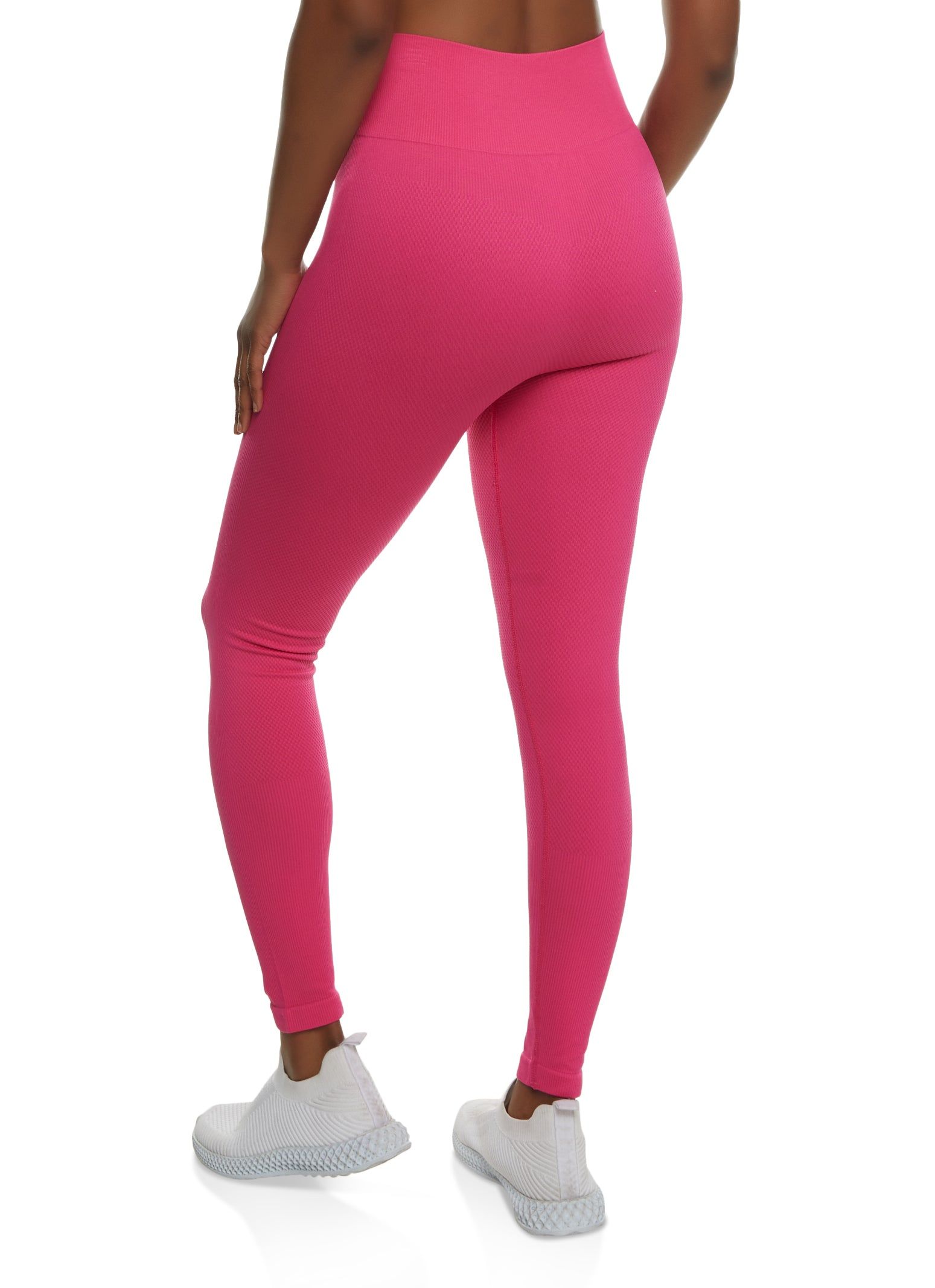 High Waisted Textured Seamless Leggings sold by Rainbow product image thumbnail 2