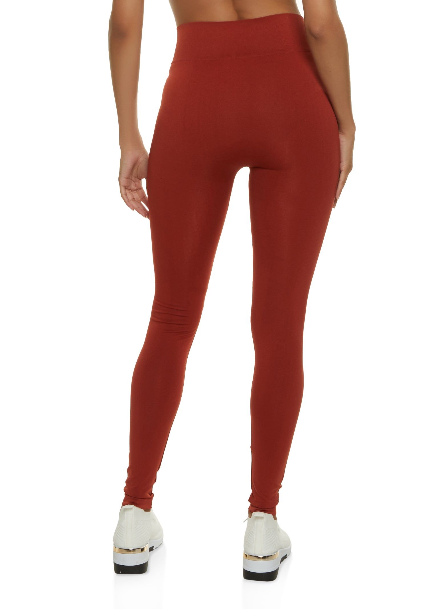 Seamless Solid High Waist Leggings sold by Rainbow product image thumbnail 2