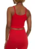 Ribbed Knit Seamless Sleeveless Crop Top sold by Rainbow