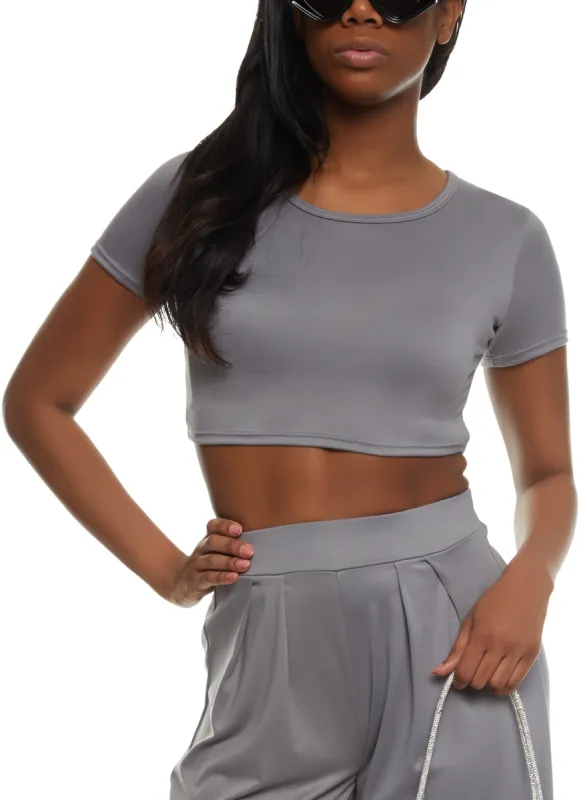 Soft Knit Crop Top sold by Rainbow