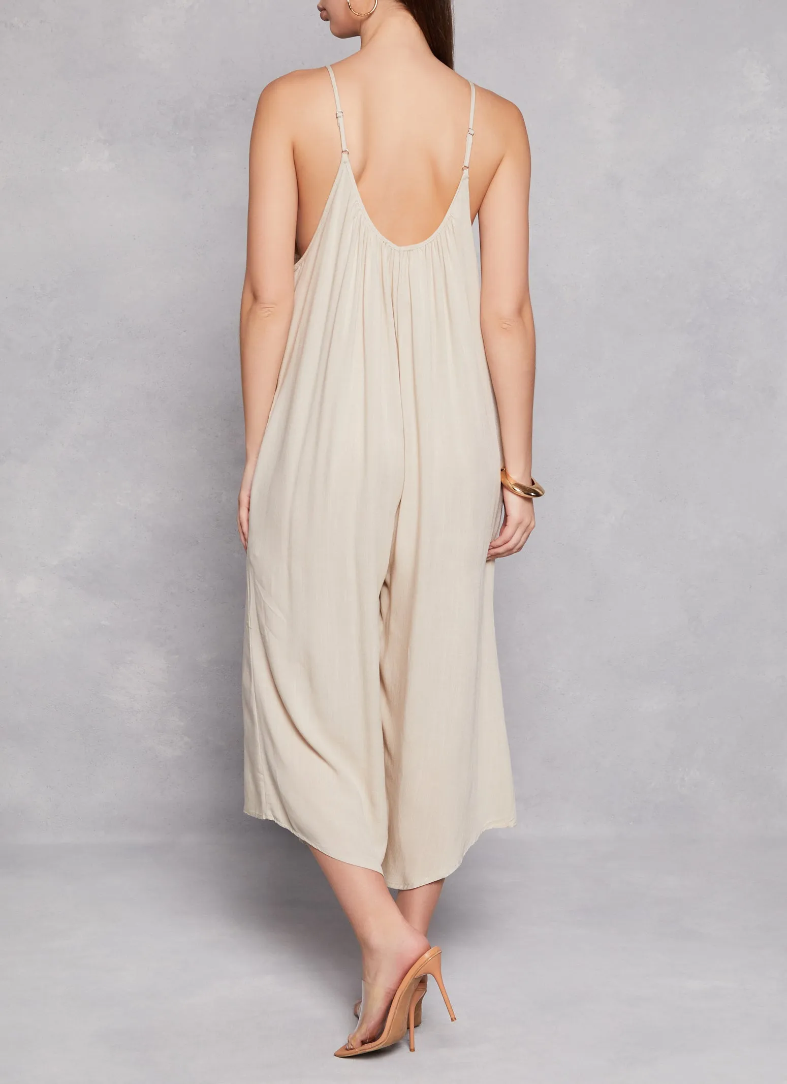 Cropped Wide Leg Jumpsuit sold by Rainbow product image thumbnail 3